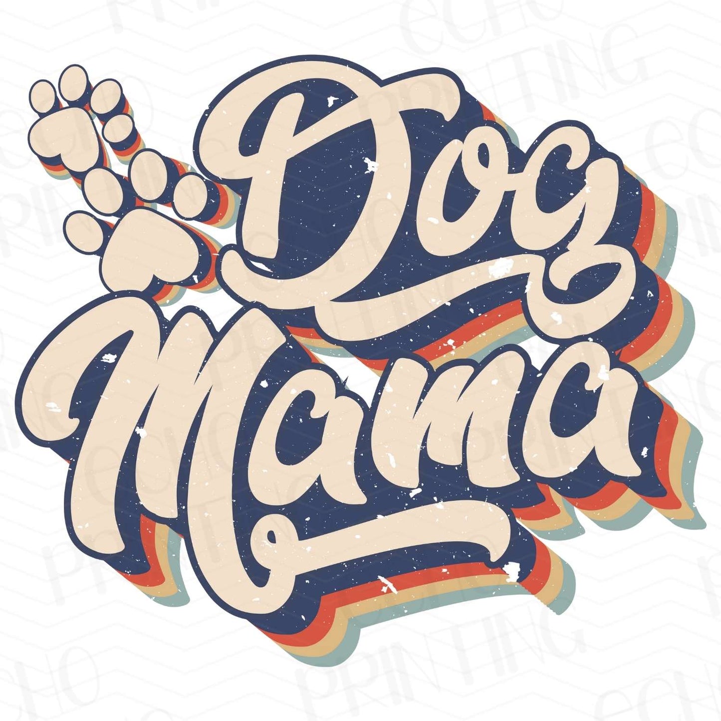 DG 19 - RETRO STYLE DOG MAMA