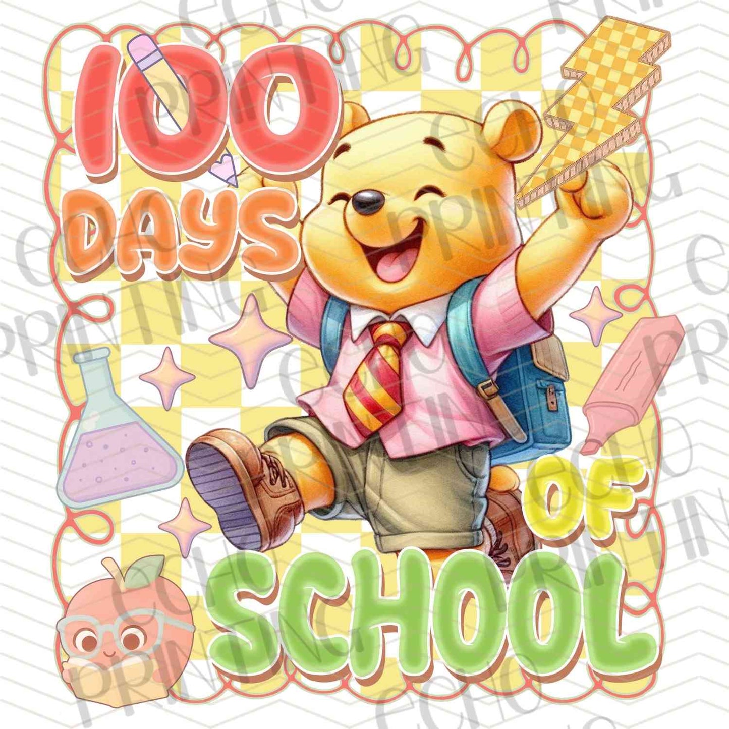 DOSC 25 – 100 DAYS OF SCHOOL HONEY BEAR