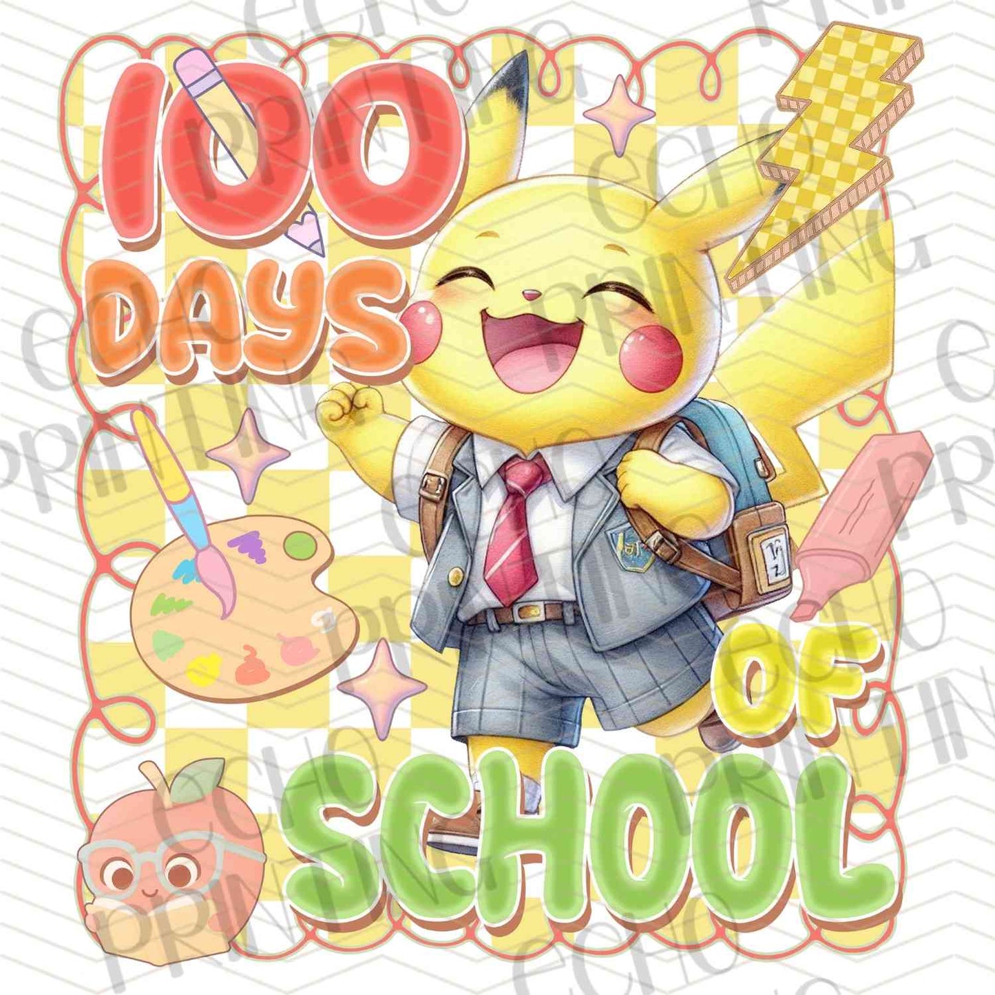 DOSC 28 – 100 DAYS OF SCHOOL BEAR OVERALLS