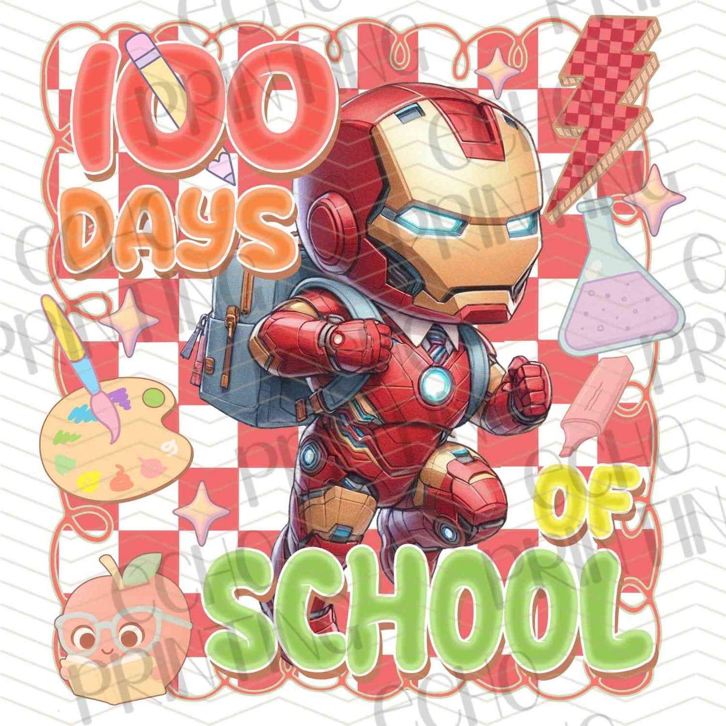 DOSC 46 – 100 DAYS OF SCHOOL METAL ARMOR HERO