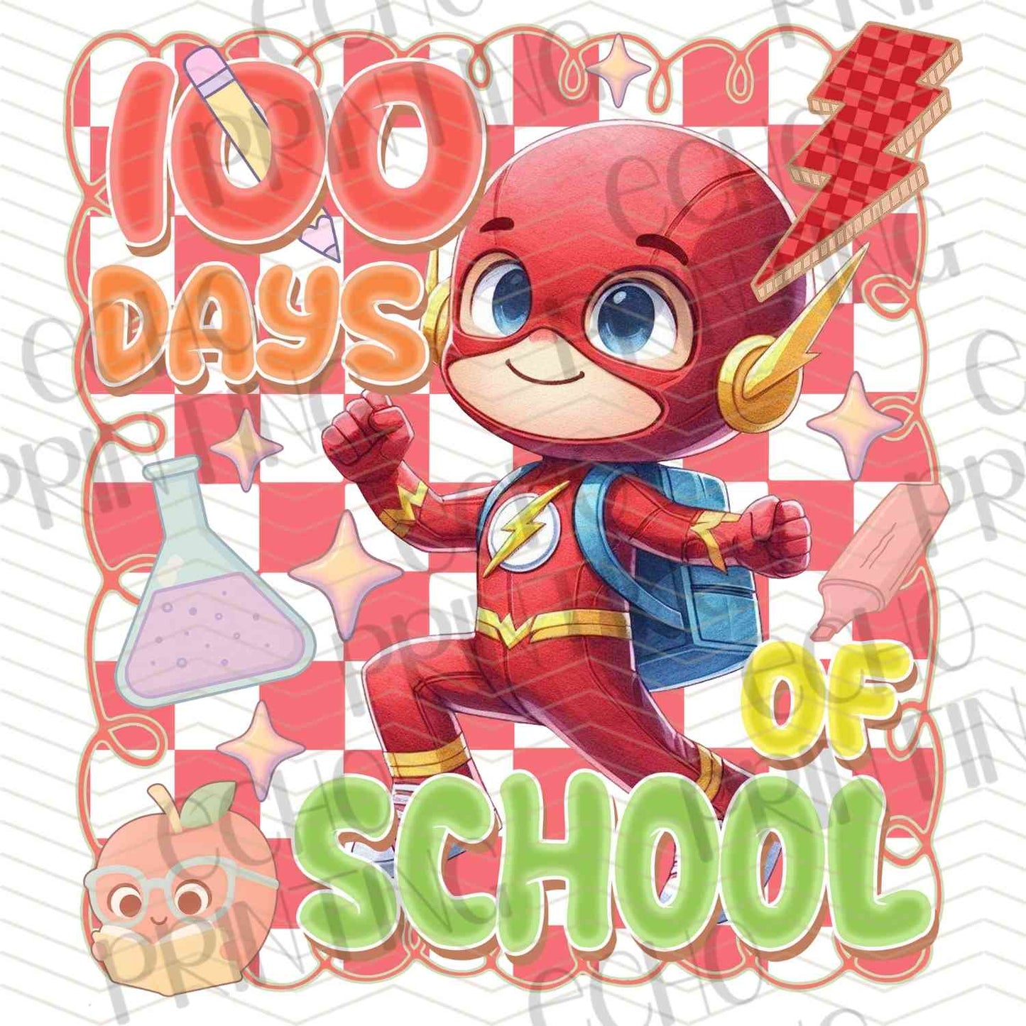 DOSC 53 – 100 DAYS OF SCHOOL SPEED HERO KID