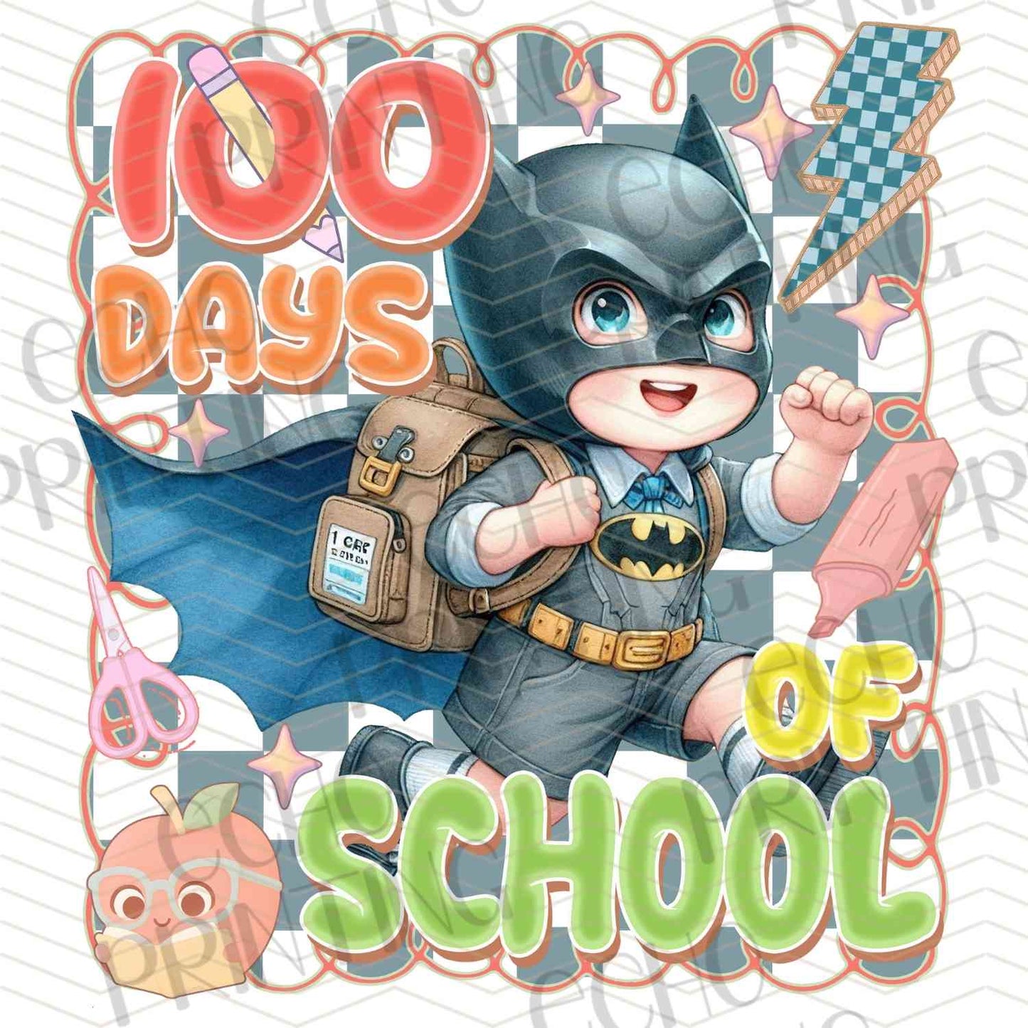 DOSC 59 – 100 DAYS OF SCHOOL CAPED HERO