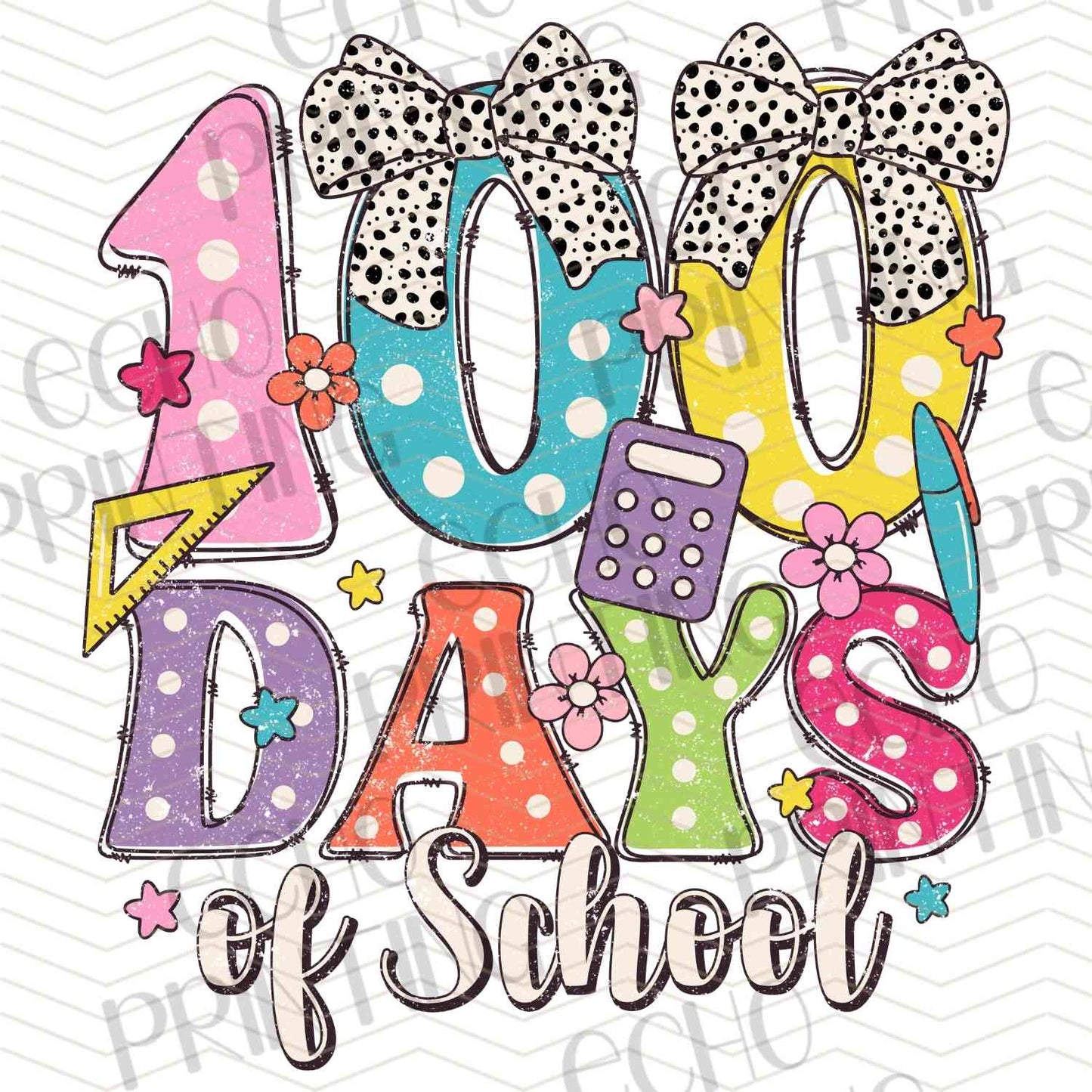 DOSG 34 – 100 DAYS OF SCHOOL PATCH ICONS