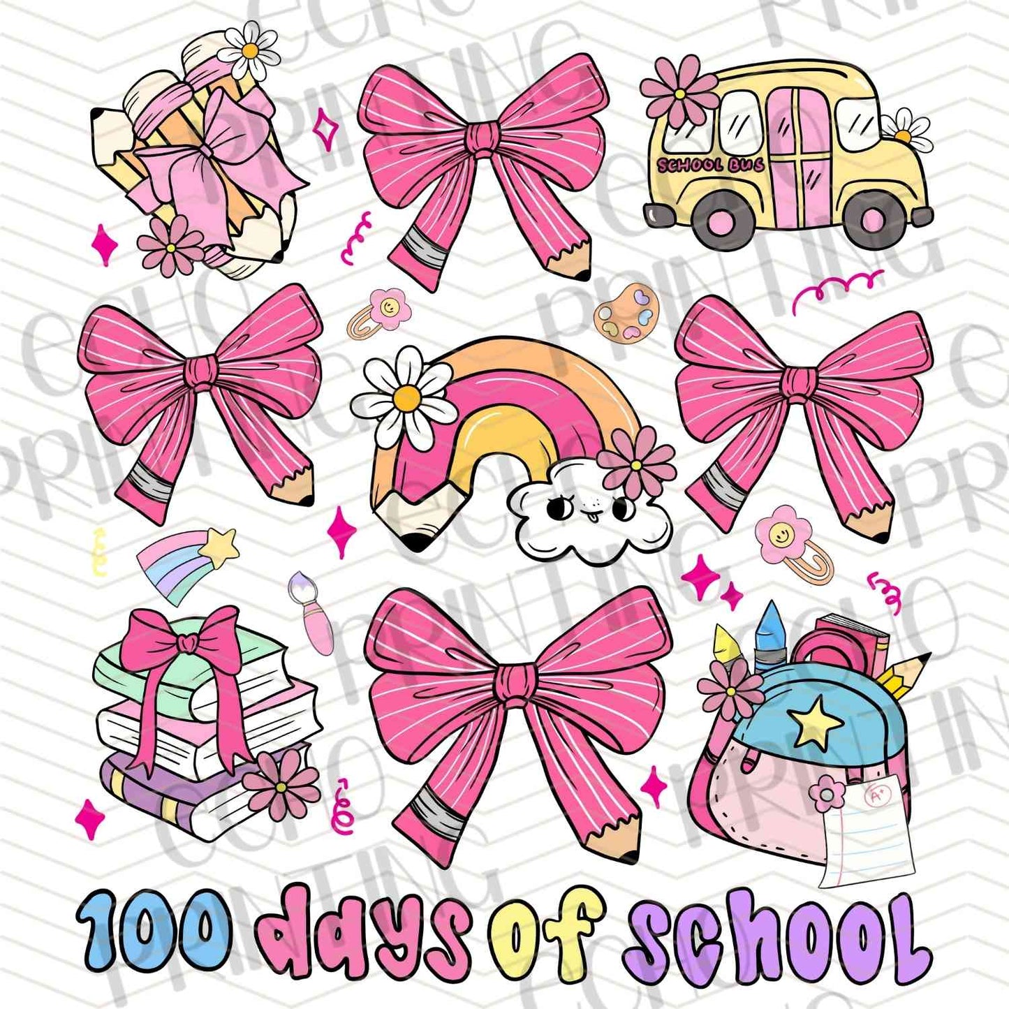 DOSG 44 – 100 DAYS SCHOOL BOW ICONS