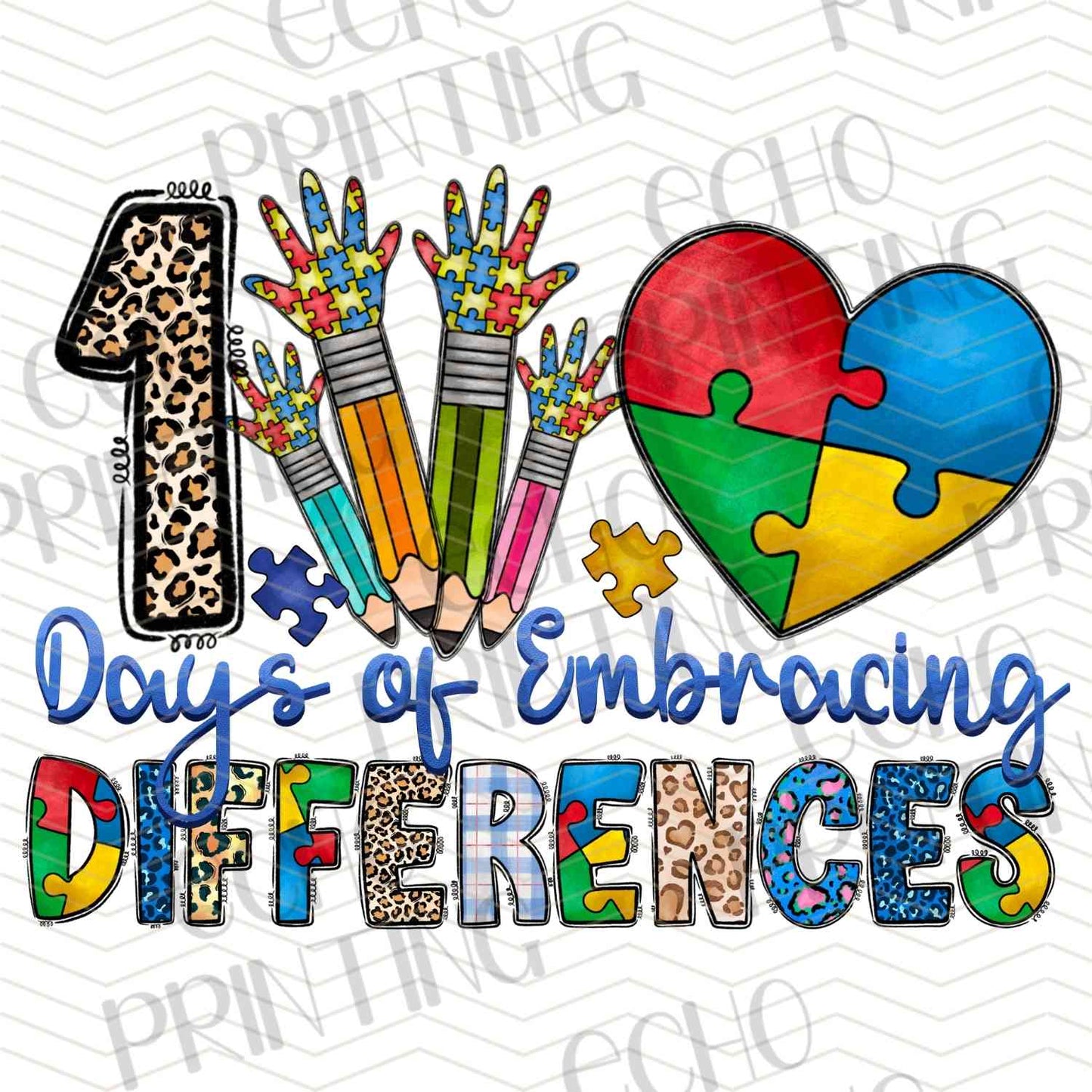 DOSG 7 – 100 DAYS EMBRACING DIFFERENCES RAINBOW
