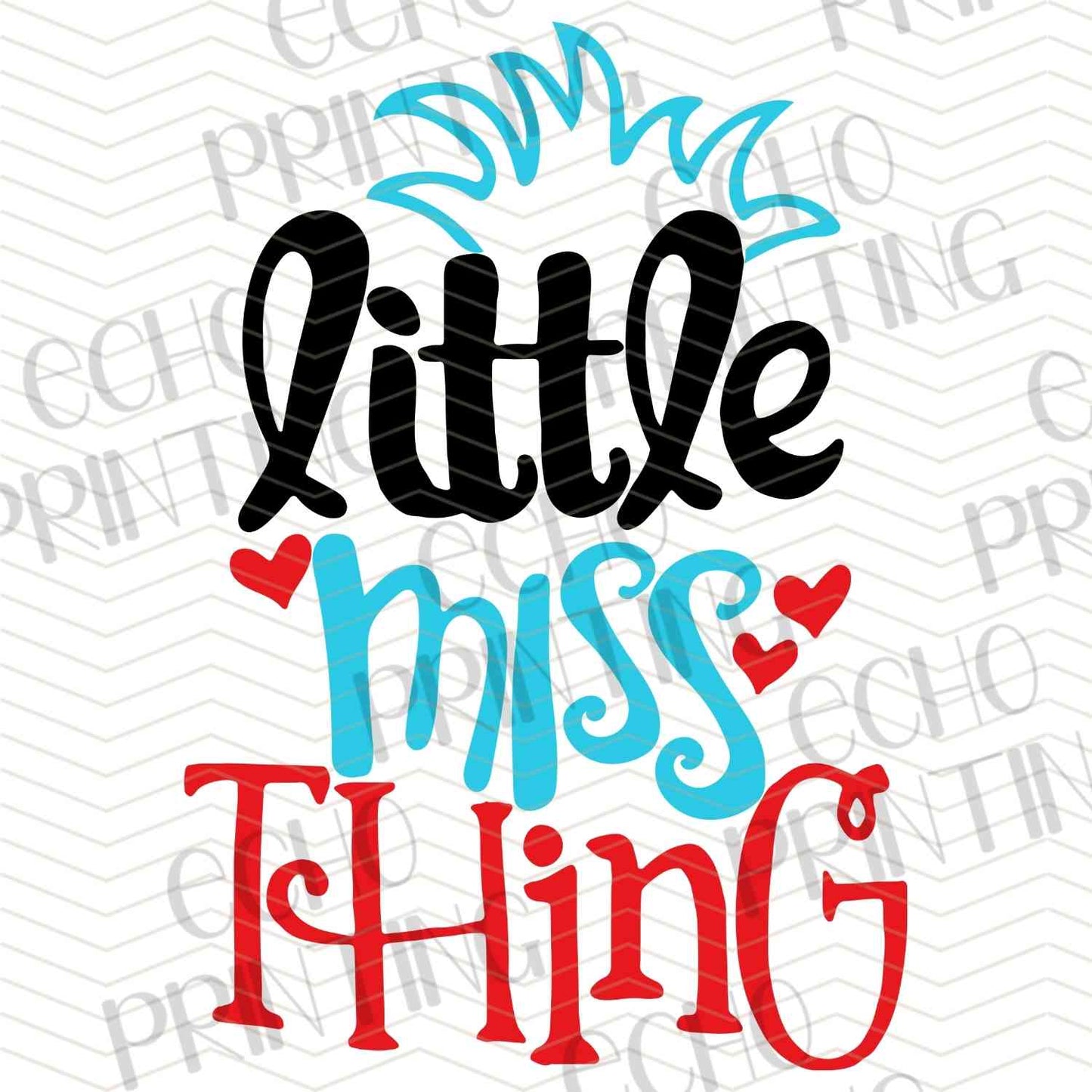 DRSS 156 - LITTLE MISS THING TYPOGRAPHY