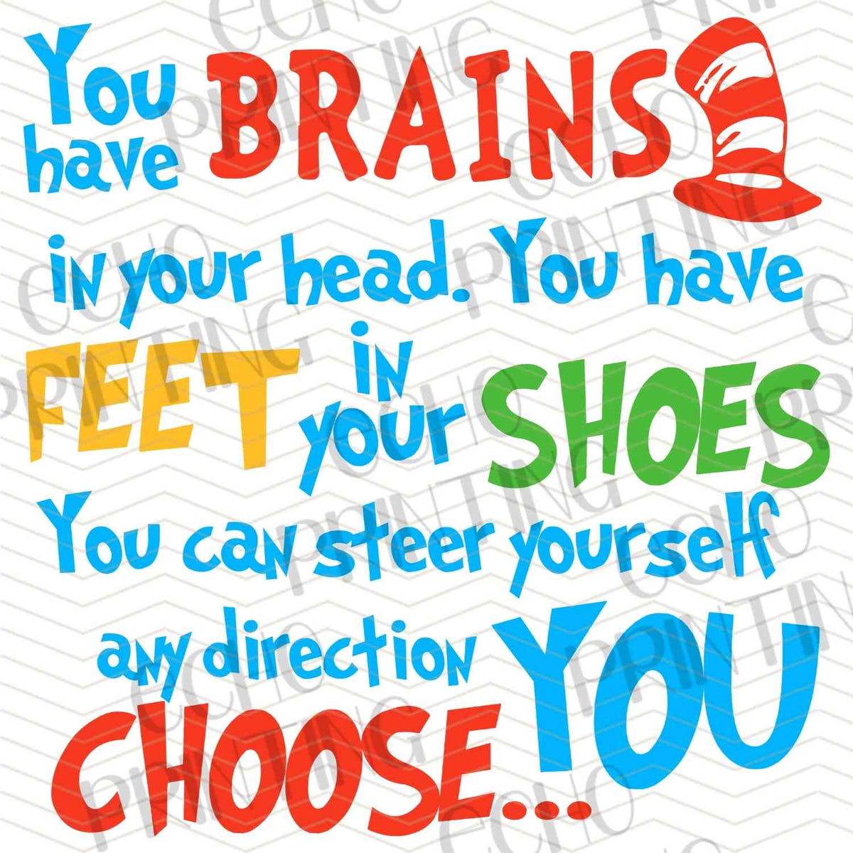 DRSS 174 - YOU HAVE BRAINS AND SHOES QUOTE
