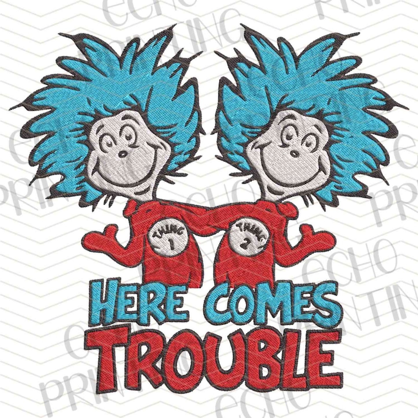DRSS 288 - HERE COMES TROUBLE CHARACTERS