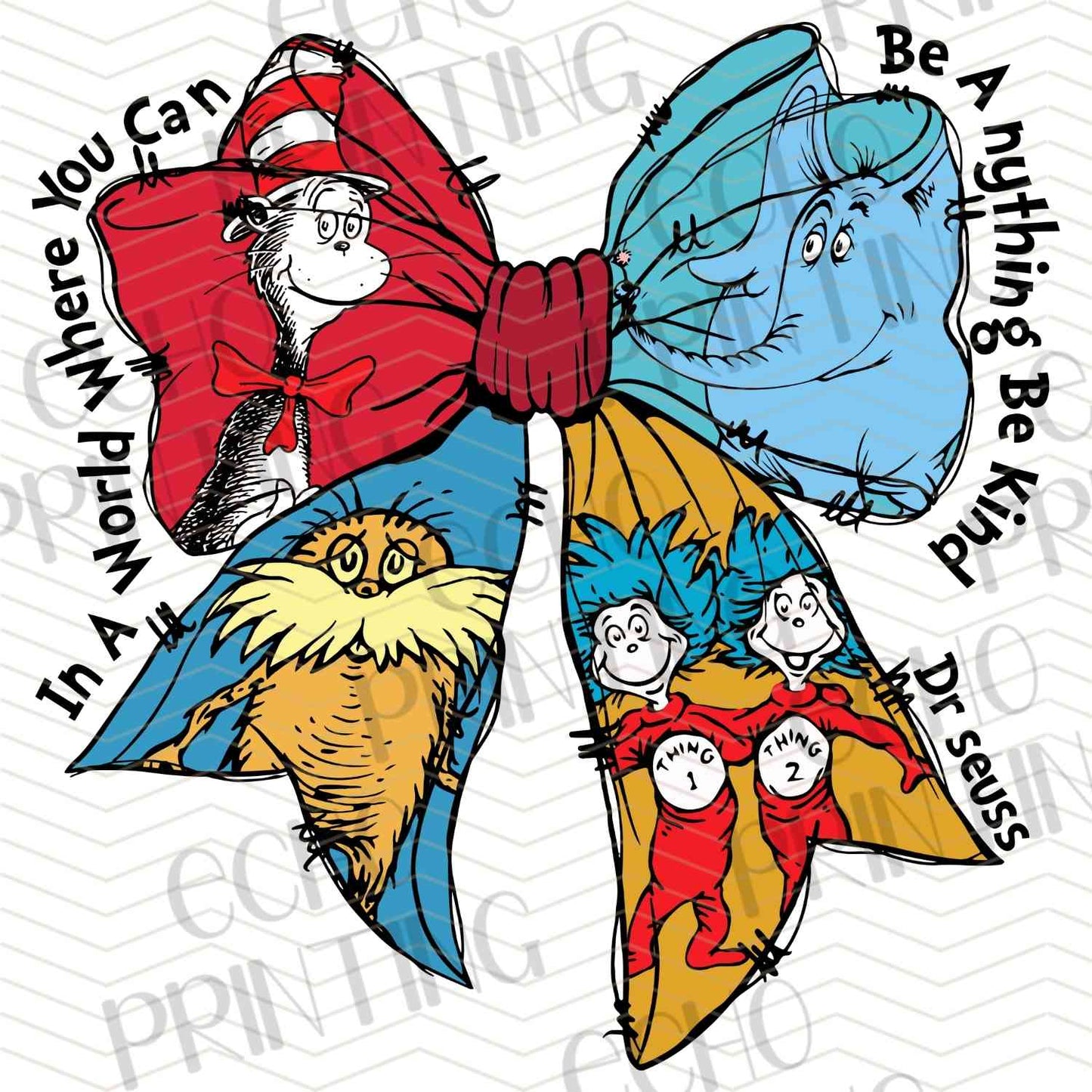 DRSS 5 - STORYBOOK CHARACTER BOW COLLAGE