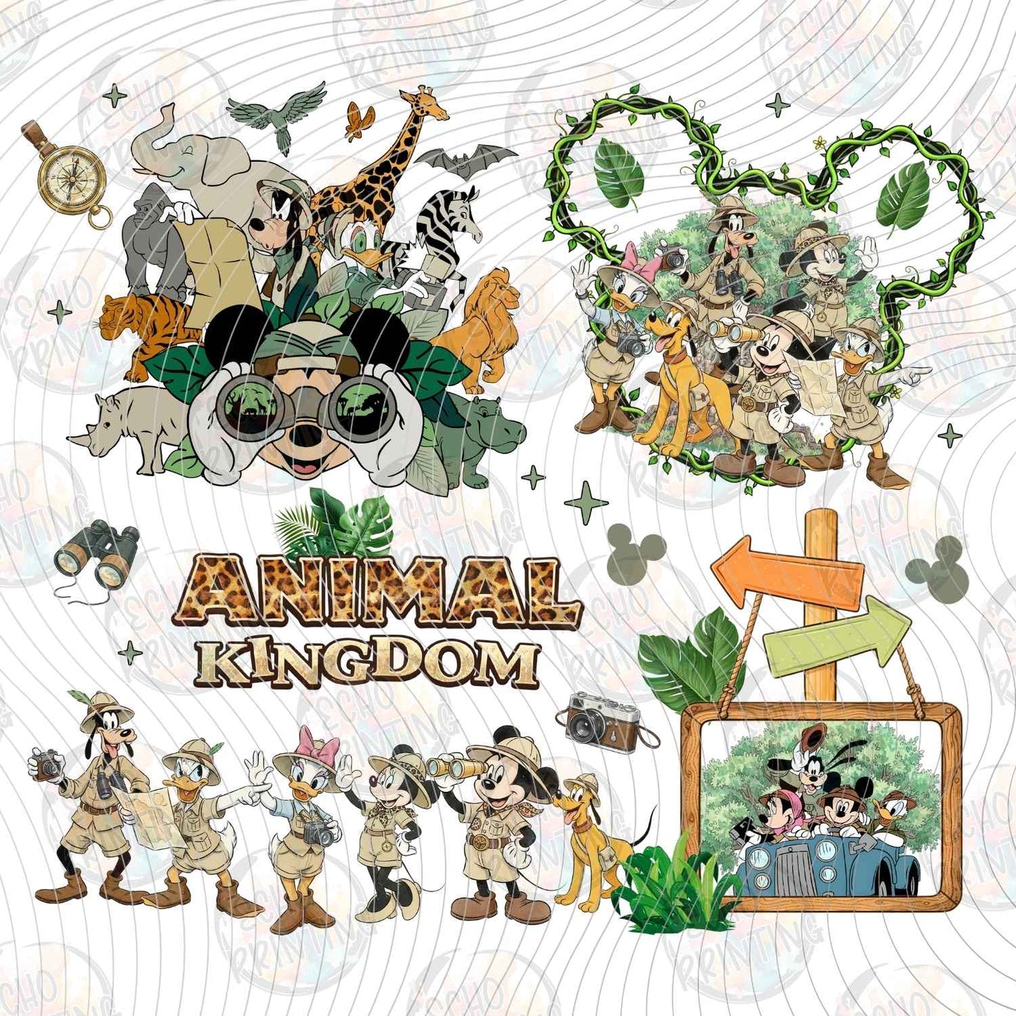 DSNAK 17 - ANIMAL KINGDOM CHARACTER COLLAGE