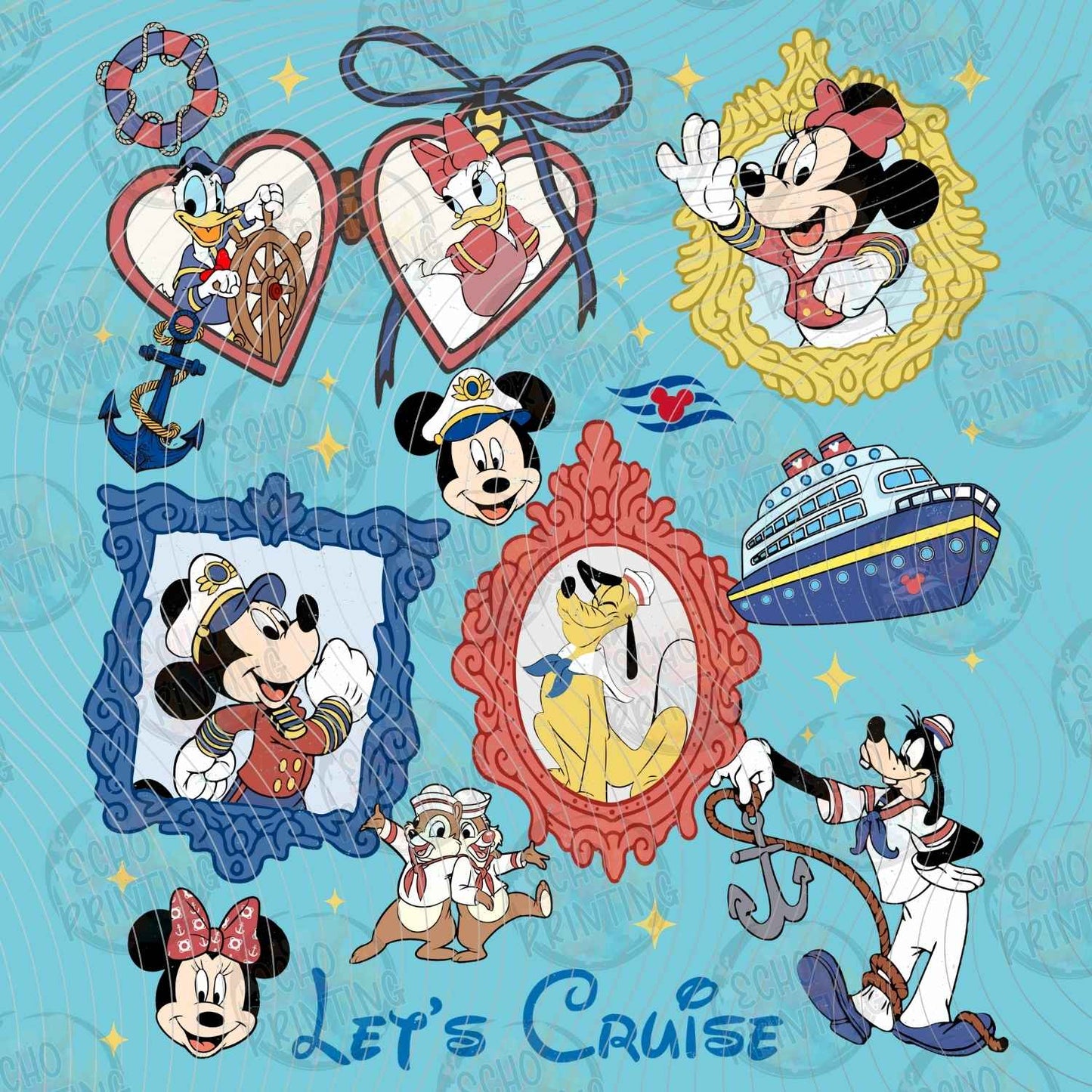 DSNC 30 - CRUISE CHARACTER ICON COLLAGE