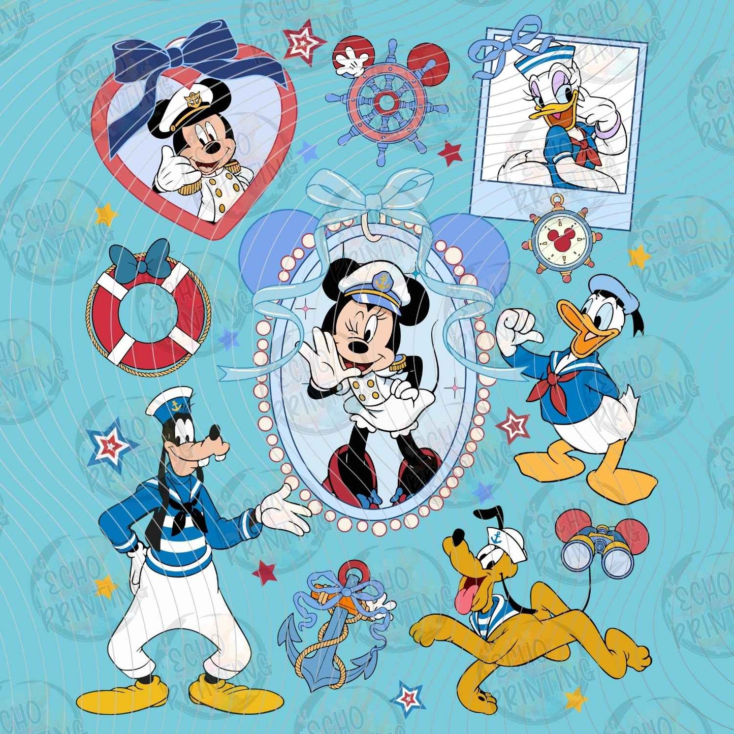 DSNC 31 - CRUISE CHARACTER FRIENDS COLLAGE