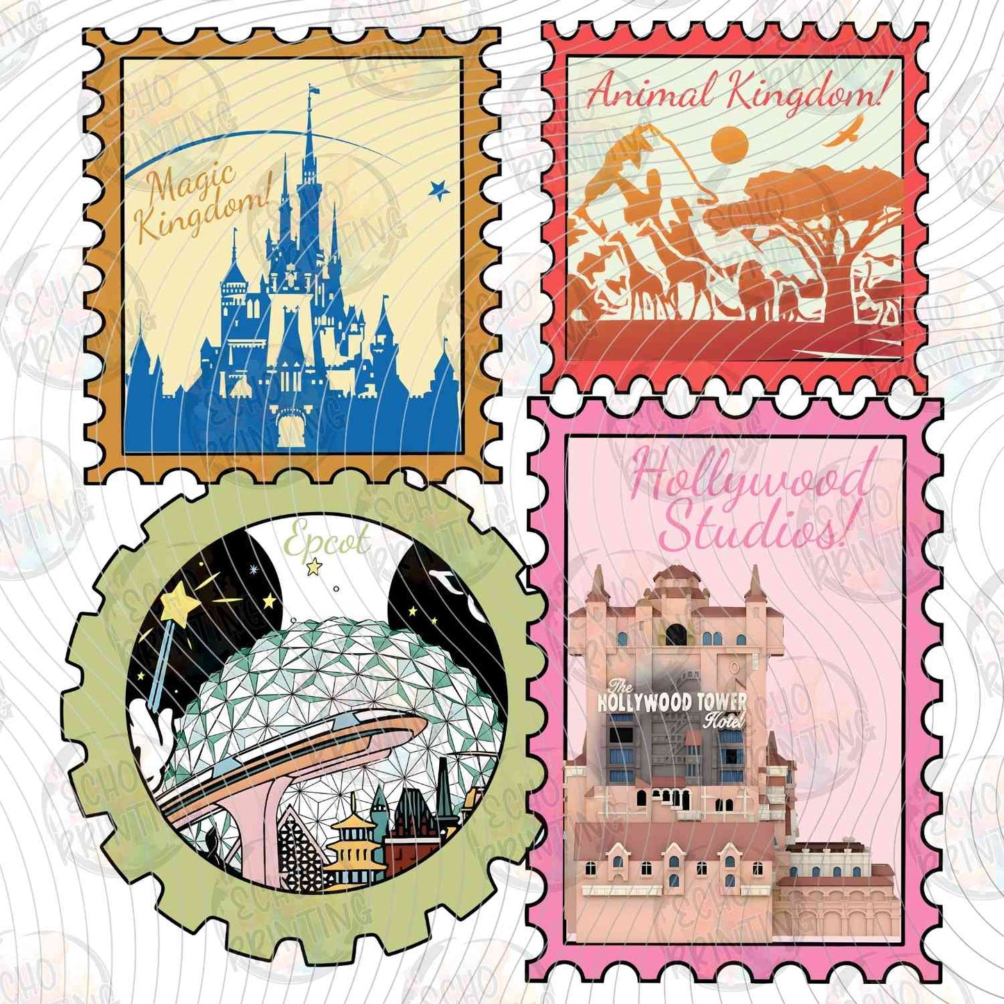 DSNG 839 - TRAVEL STAMPS