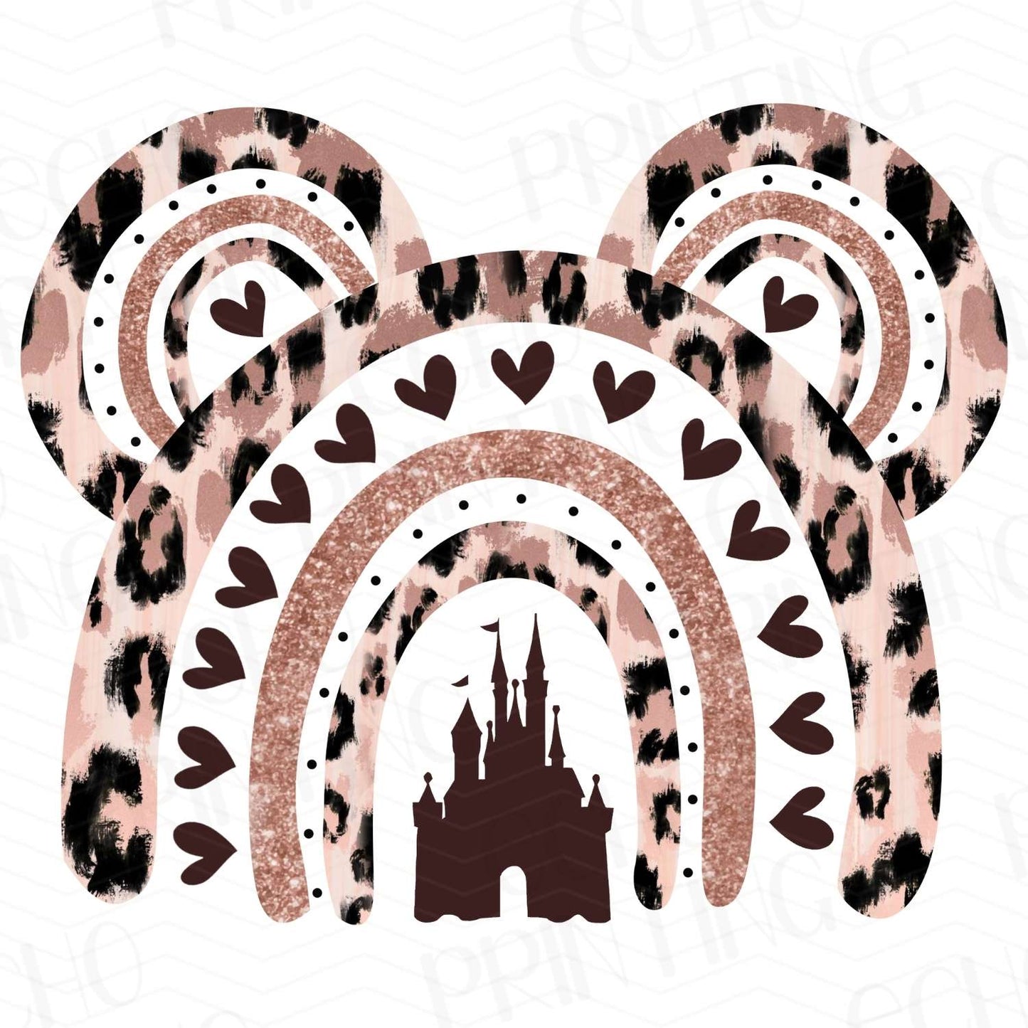 DSN 7 - LEOPARD RAINBOW MOUSE CASTLE