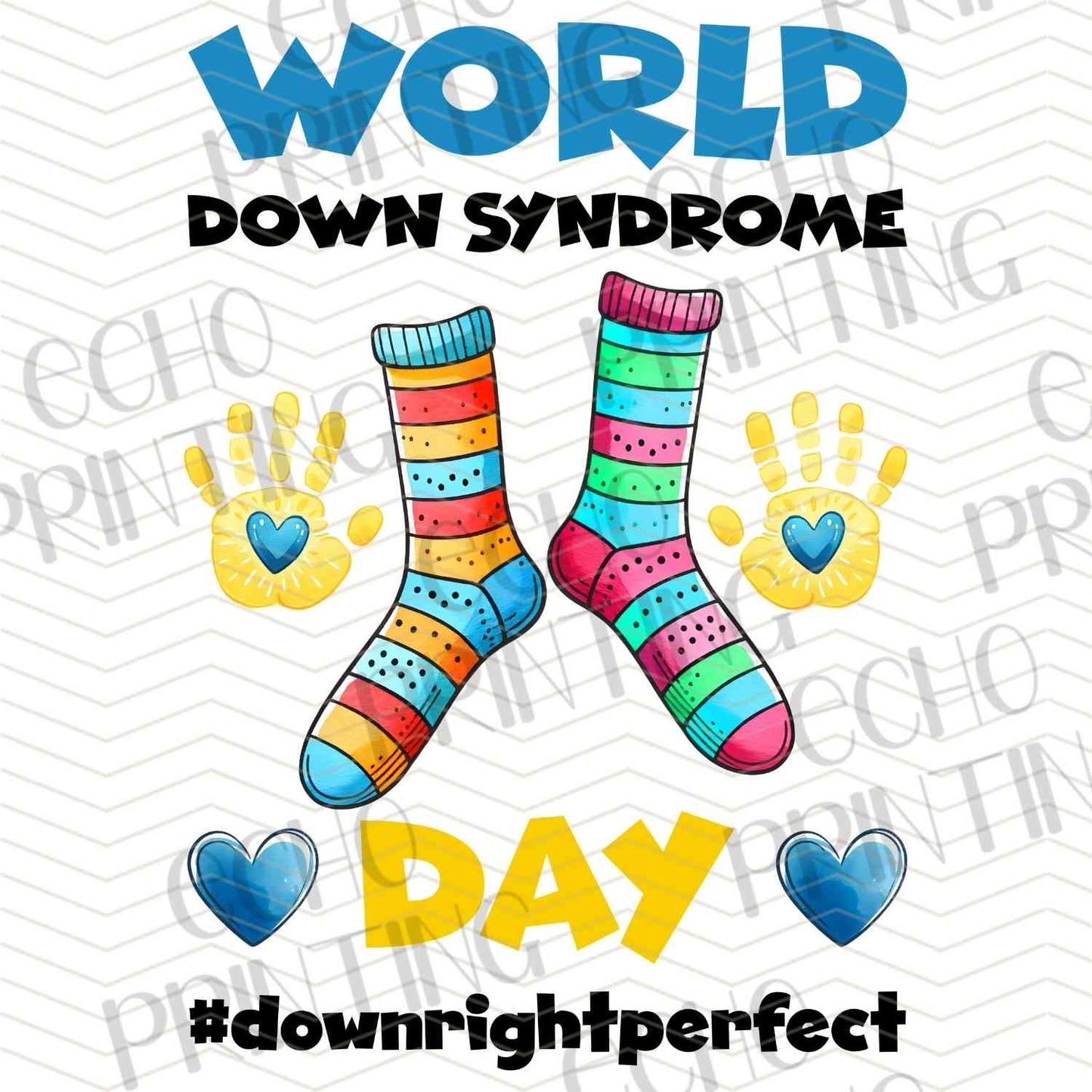 DWSN 37 - WORLD DOWN SYNDROME DAY SOCKS