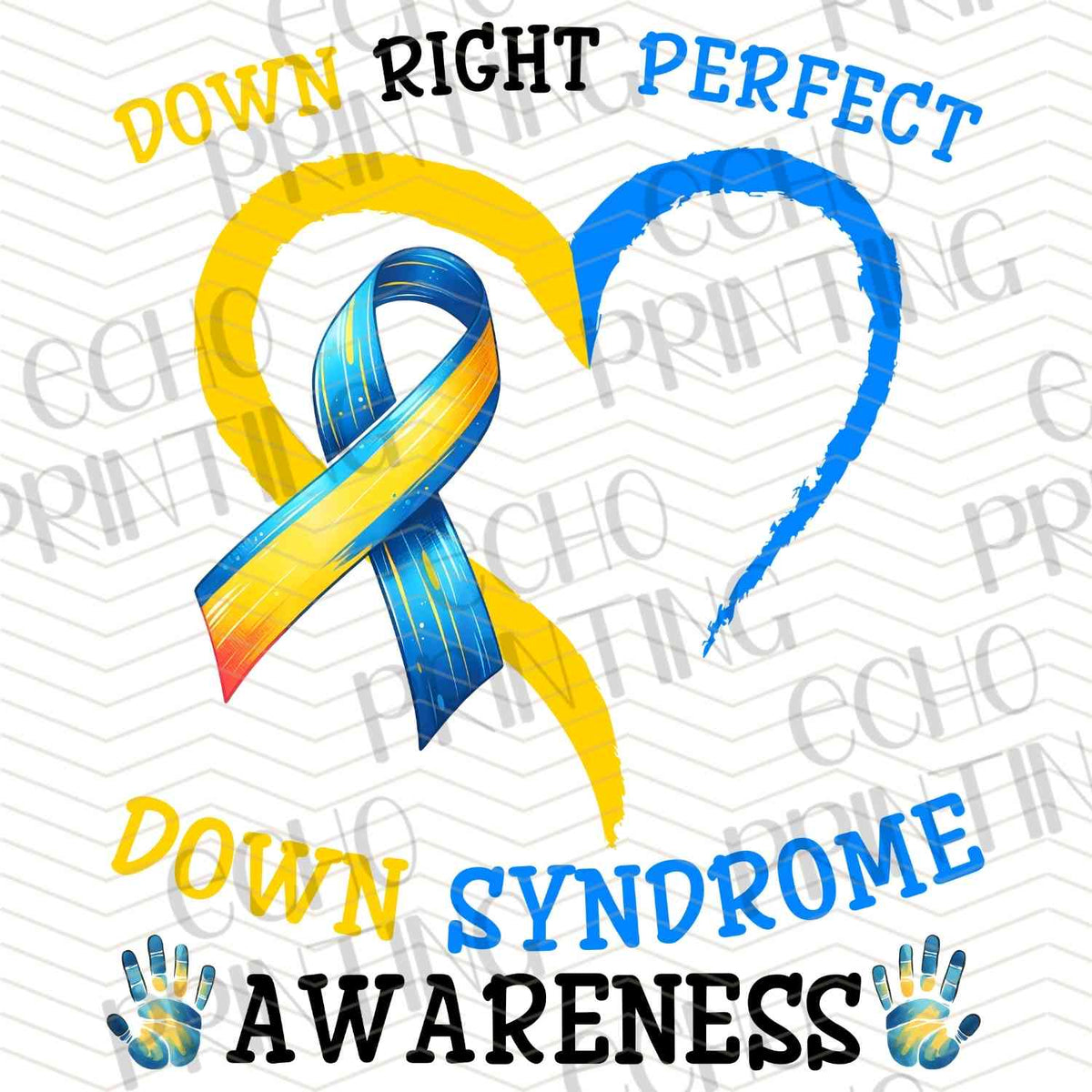 DWSN 62 - DOWN SYNDROME AWARENESS RIBBON