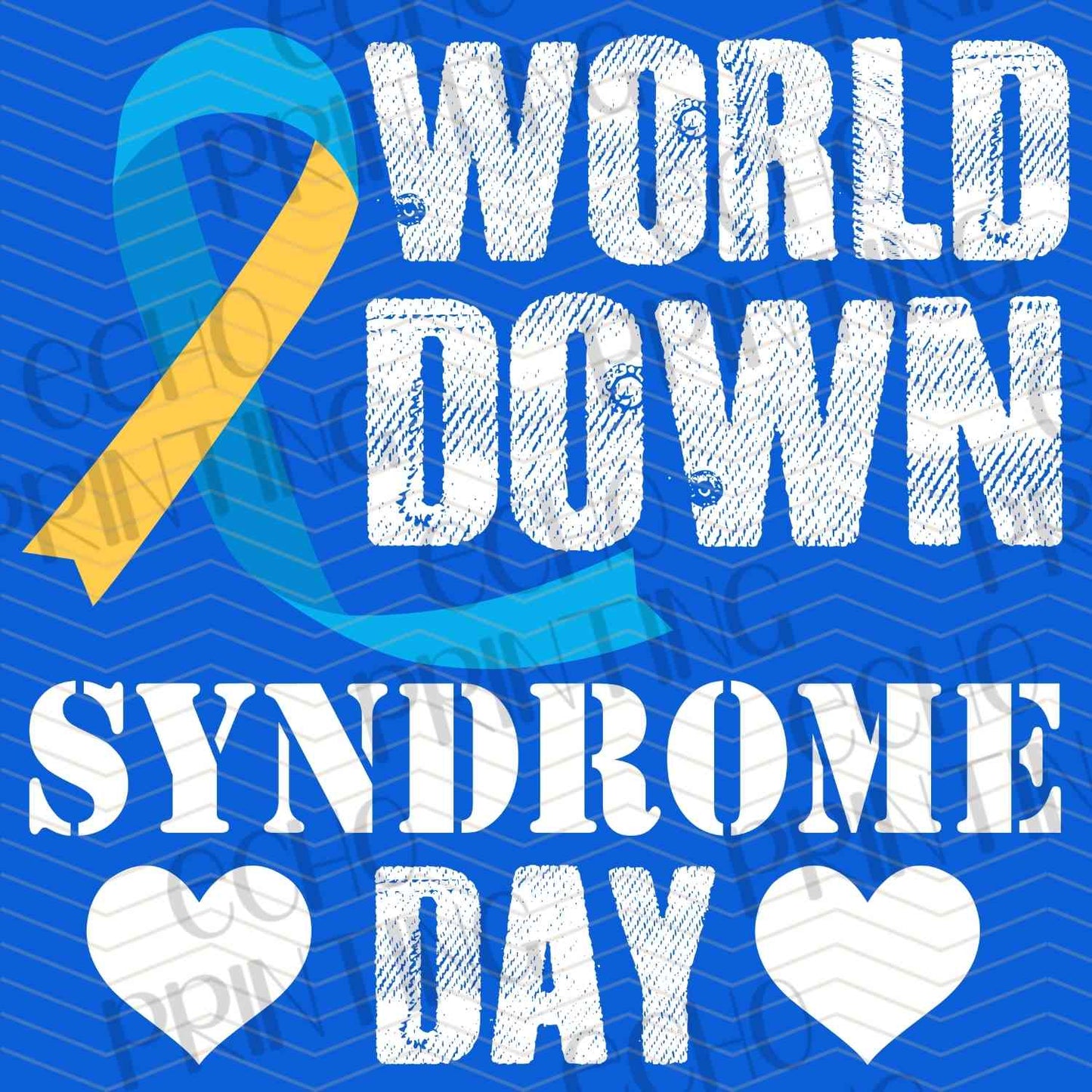 DWSN 7 - WORLD DOWN SYNDROME DAY RIBBON