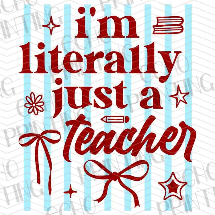 EDCTR 554 - IM LITERALLY JUST A TEACHER WITH RED BOW