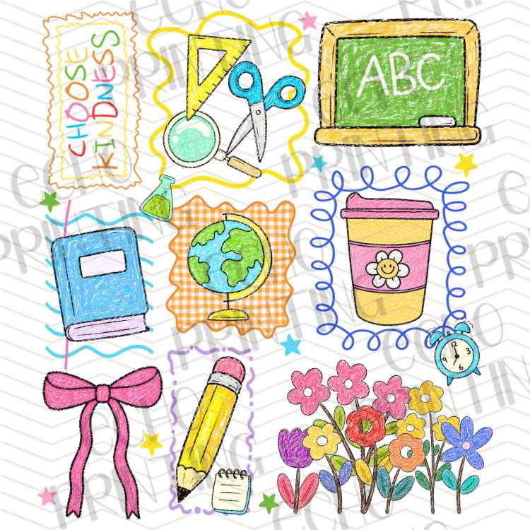 EDCTR 656 - TEACHER CLASSROOM SUPPLIES COLLAGE