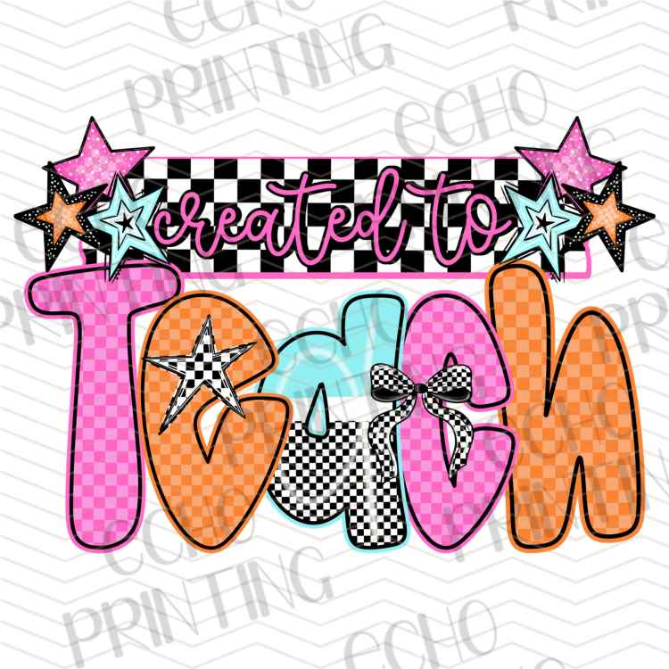 EDCTR 658 - TEACH RETRO PATCH LETTERING