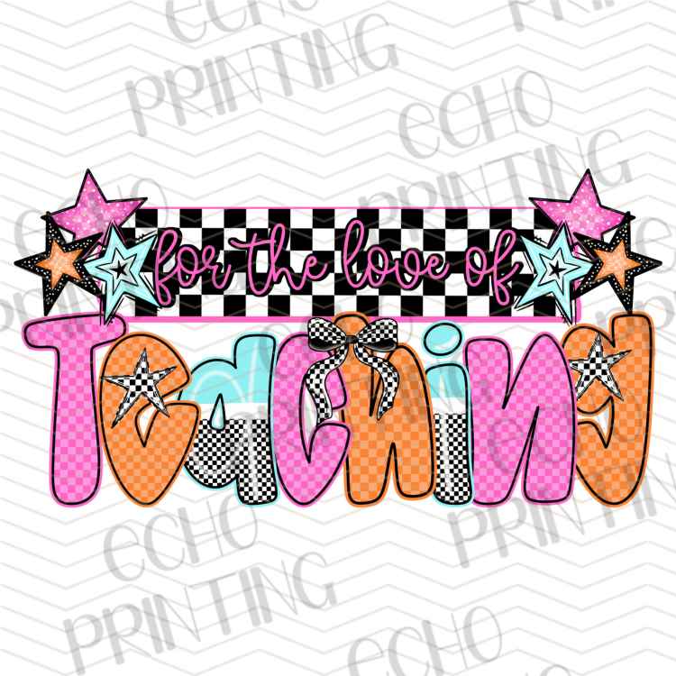 EDCTR 659 - TEACH RETRO PATCH LETTERING