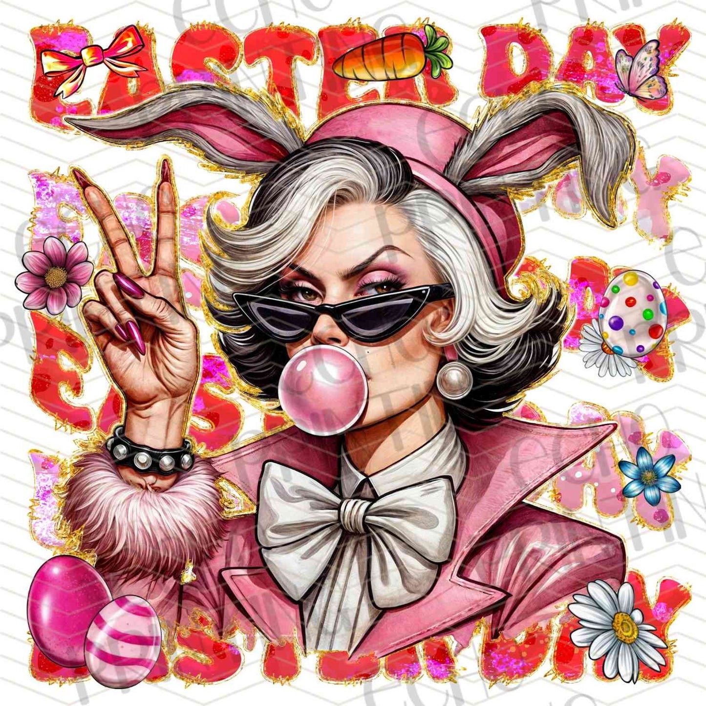 ESTRC 186 - RETRO EASTER DAY GIRL