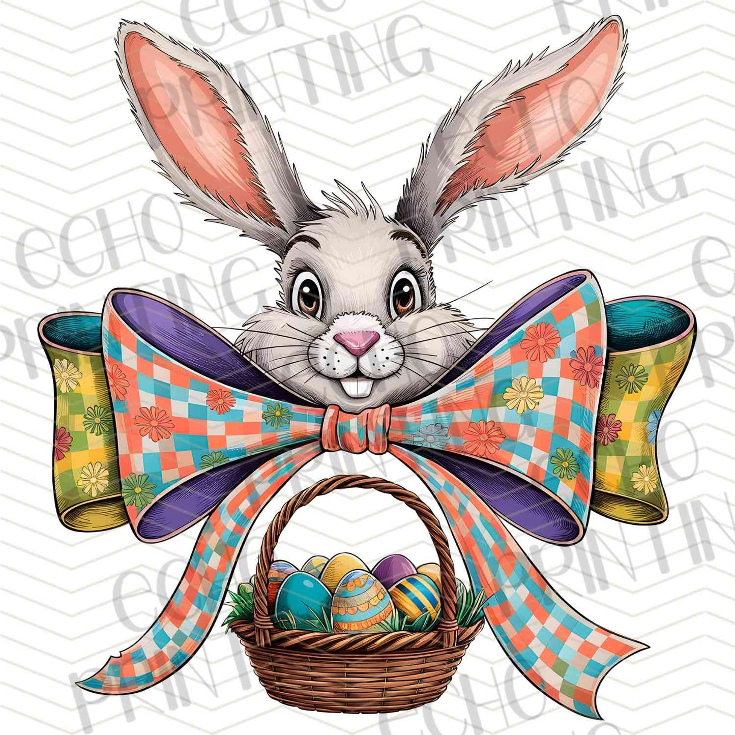 ESTRG 164 - BUNNY WITH EASTER BOW