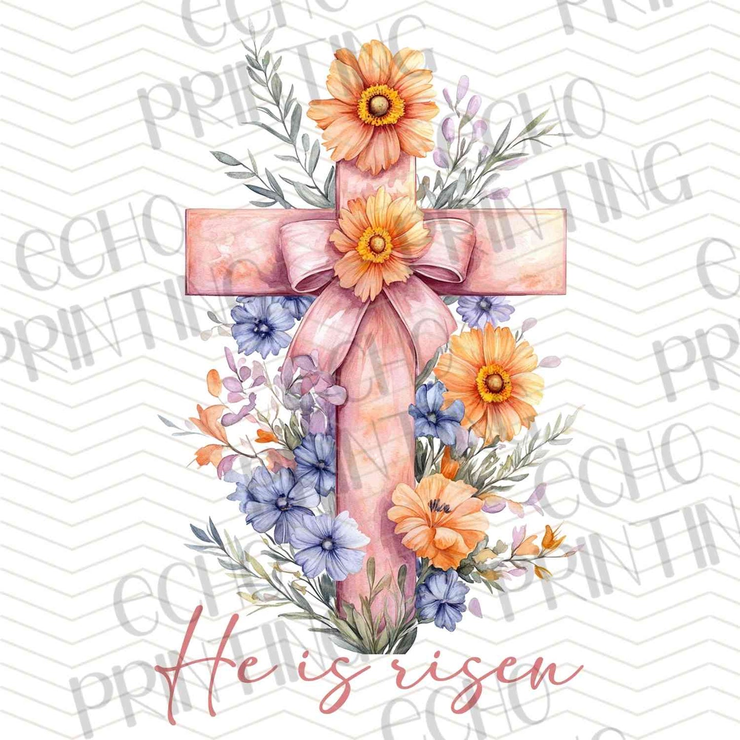 ESTRG 233 – FLORAL CROSS EASTER FAITH