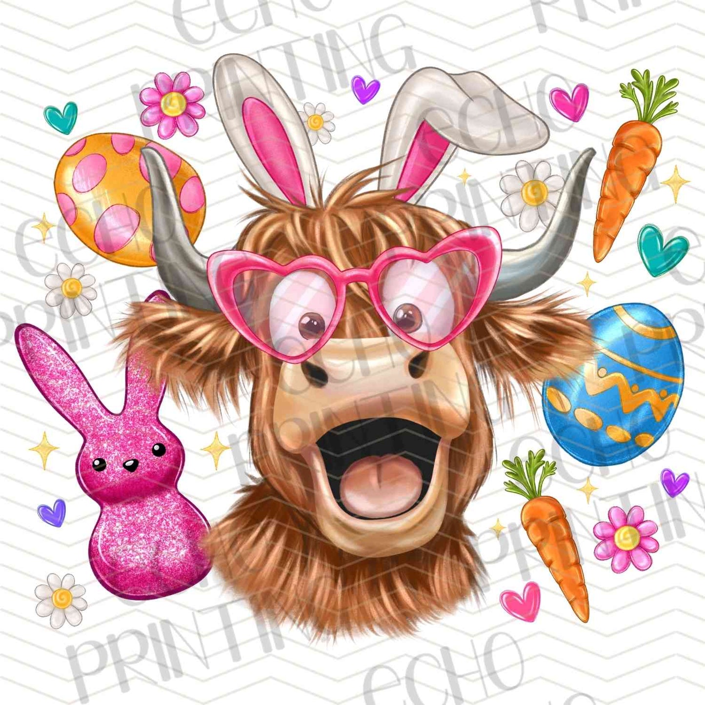 ESTRG 247 – HIGHLAND COW BUNNY EARS