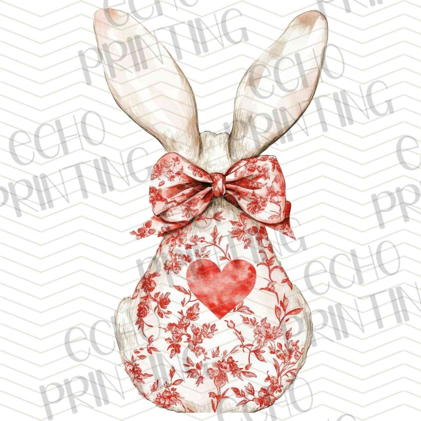 ESTRG 253 – RED FLORAL BUNNY SACK