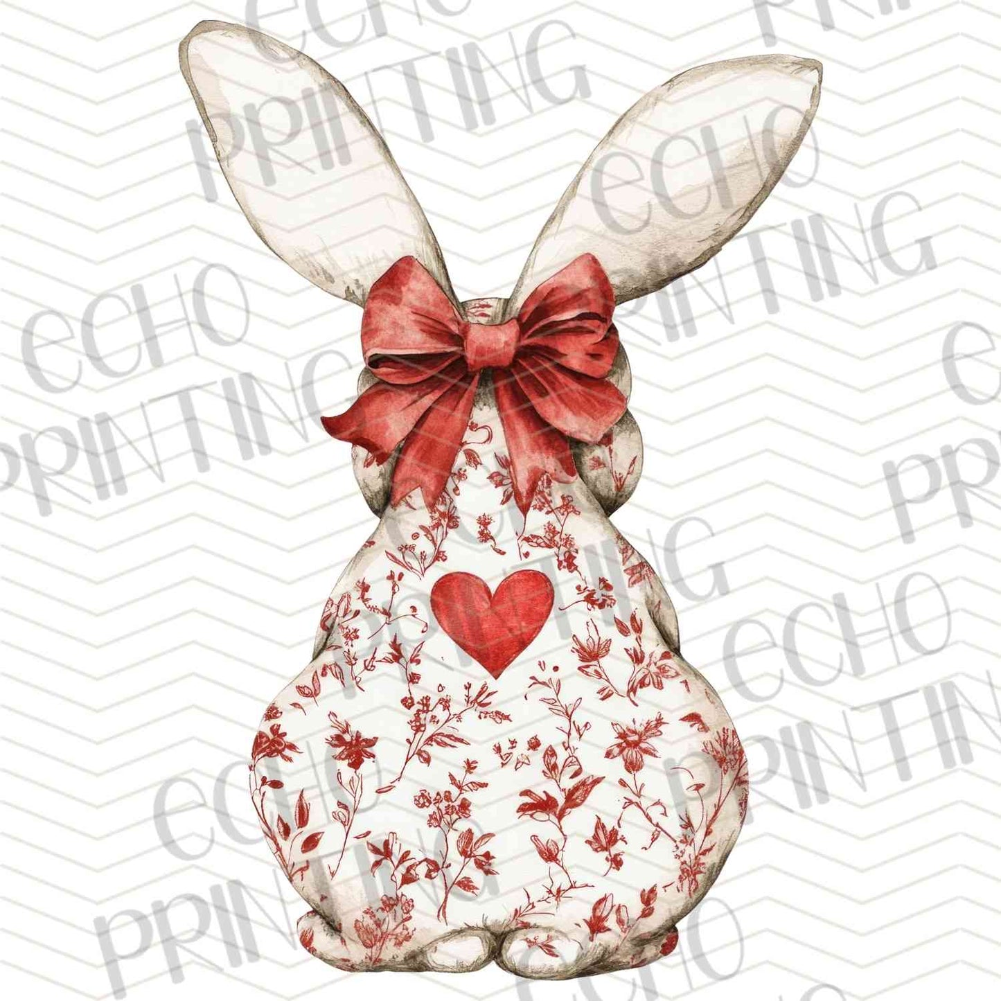 ESTRG 259 – RED BOW BUNNY SACK