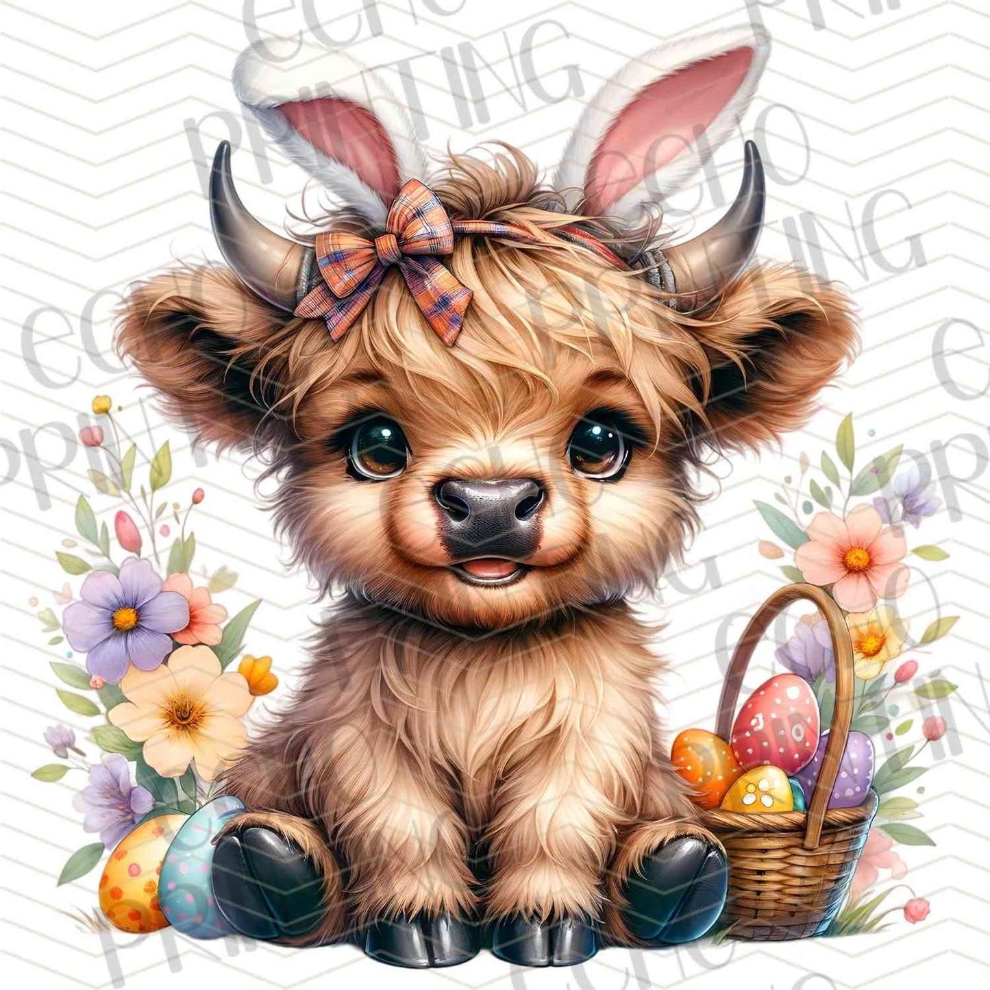 ESTRG 267 – BABY COW WITH FLOWERS