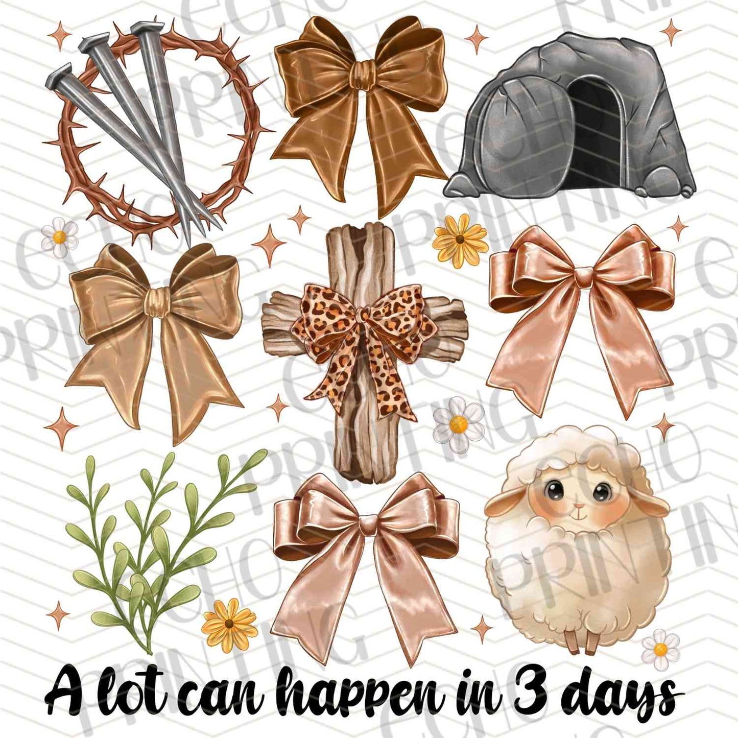 ESTRG 273 – EASTER SYMBOL COLLAGE THREE DAYS