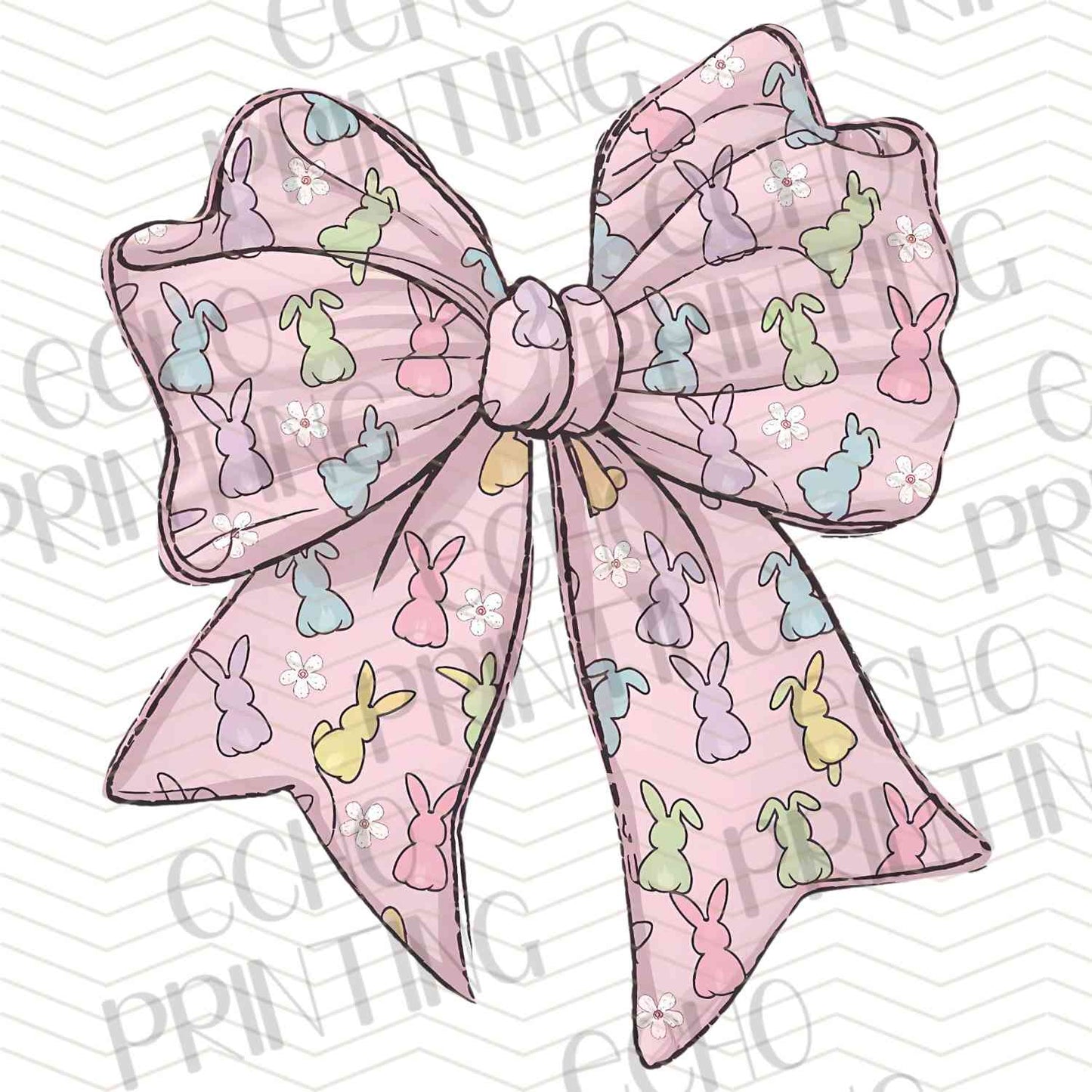 ESTRG 28 - PASTEL FLORAL BOW