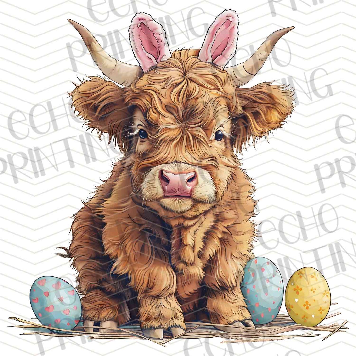 ESTRG 293 – HIGHLAND COW EASTER EGGS