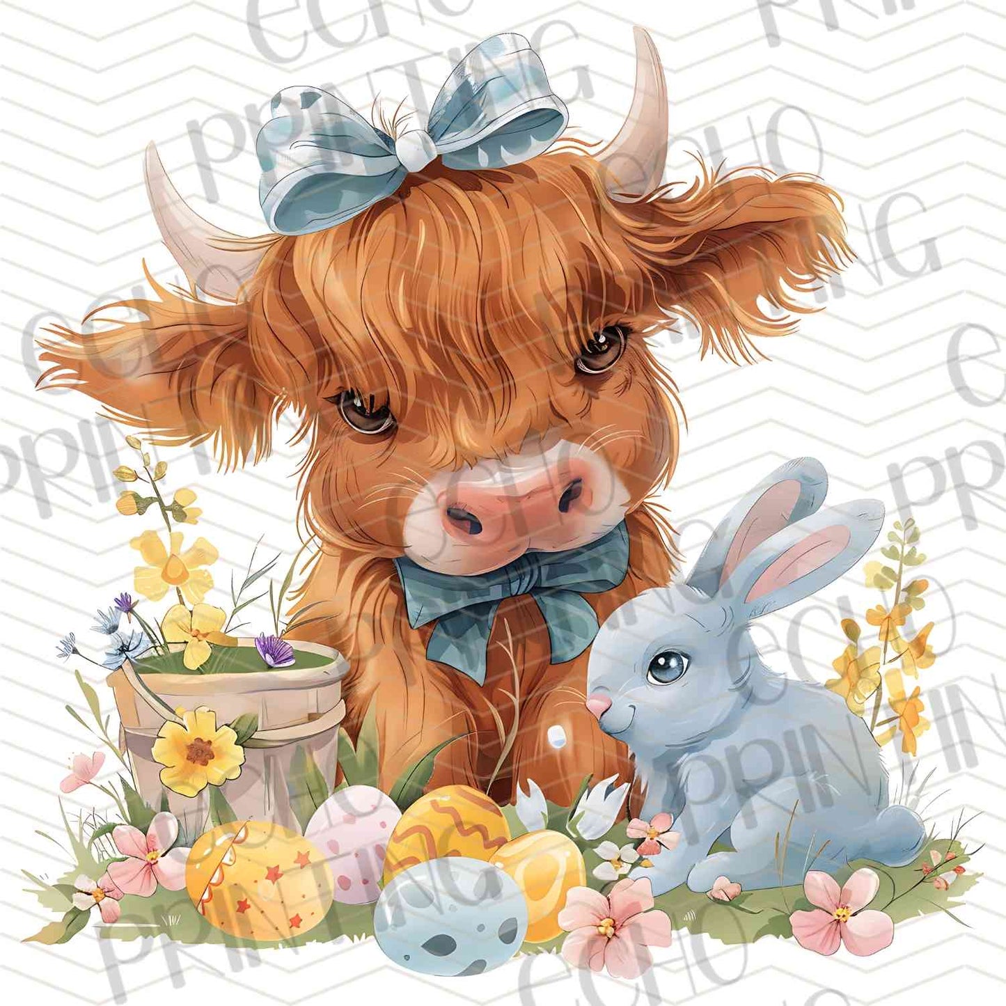 ESTRG 305 - HIGHLAND COW SPRING FRIEND