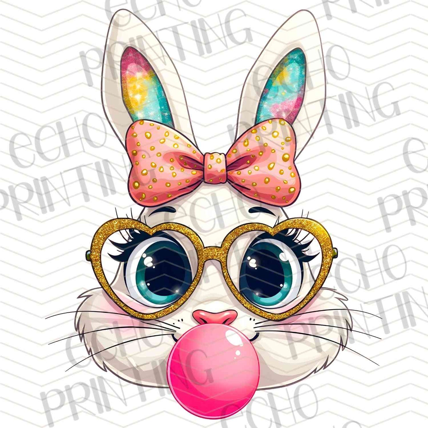 ESTRG 309 – BUNNY WITH GLASSES BUBBLEGUM