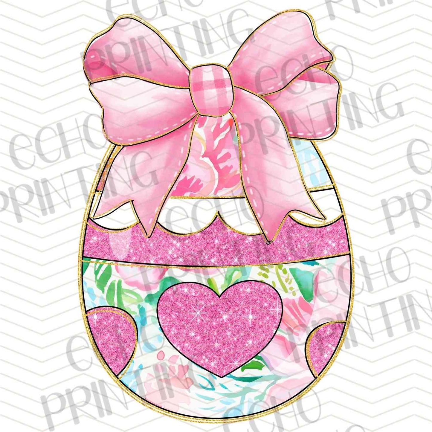 ESTRG 30 - EASTER EGG WITH BOW