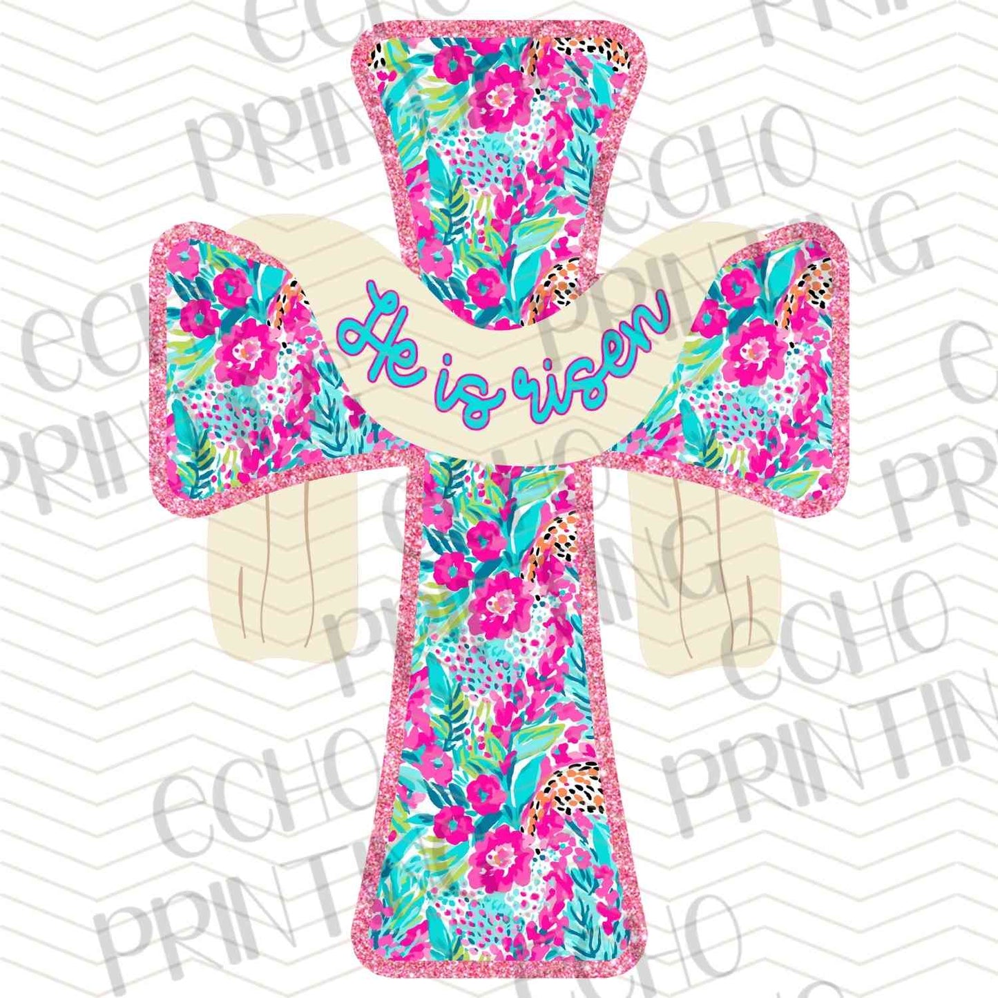 ESTRG 357 – COLORFUL FLORAL CROSS