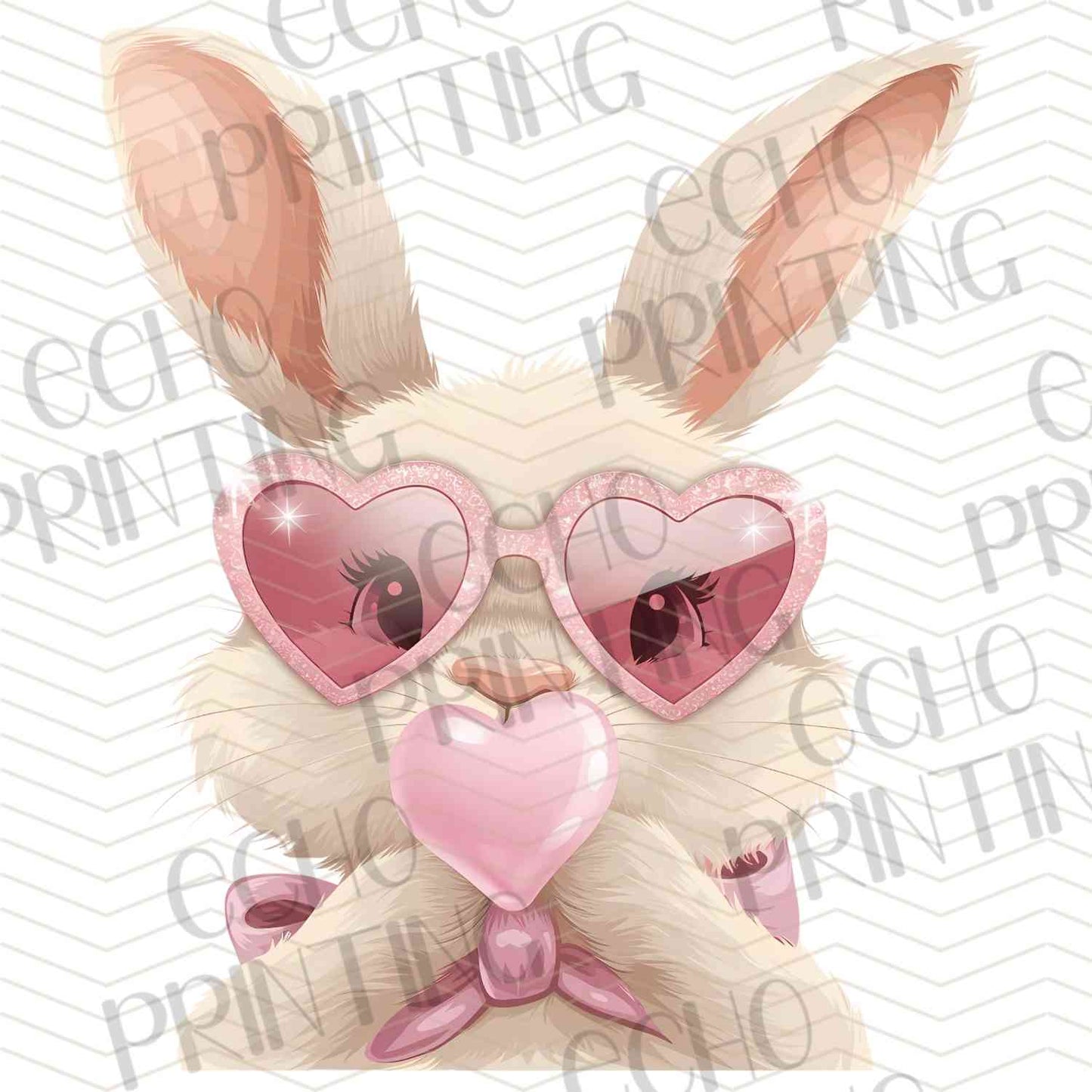 ESTRG 374 – BUNNY WITH HEART GLASSES
