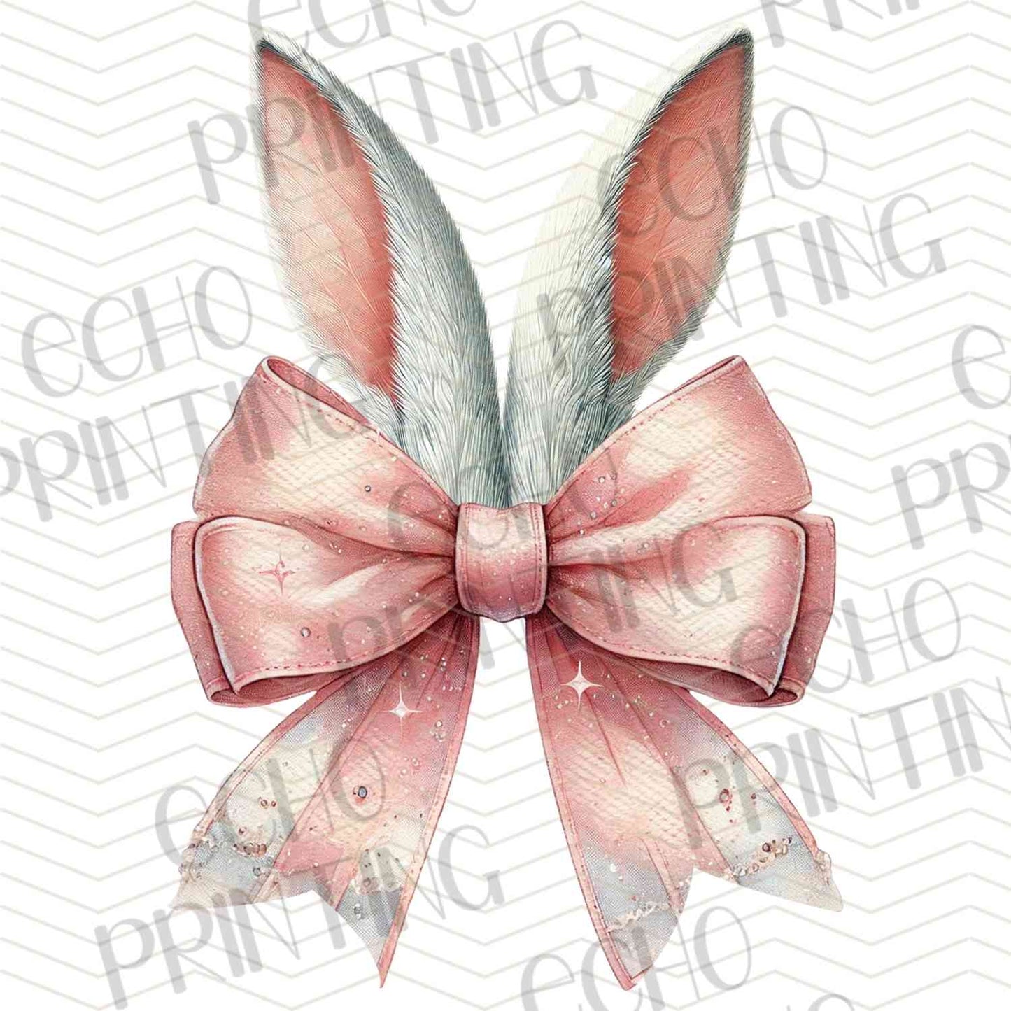 ESTRG 379 – PINK BUNNY EARS BOW