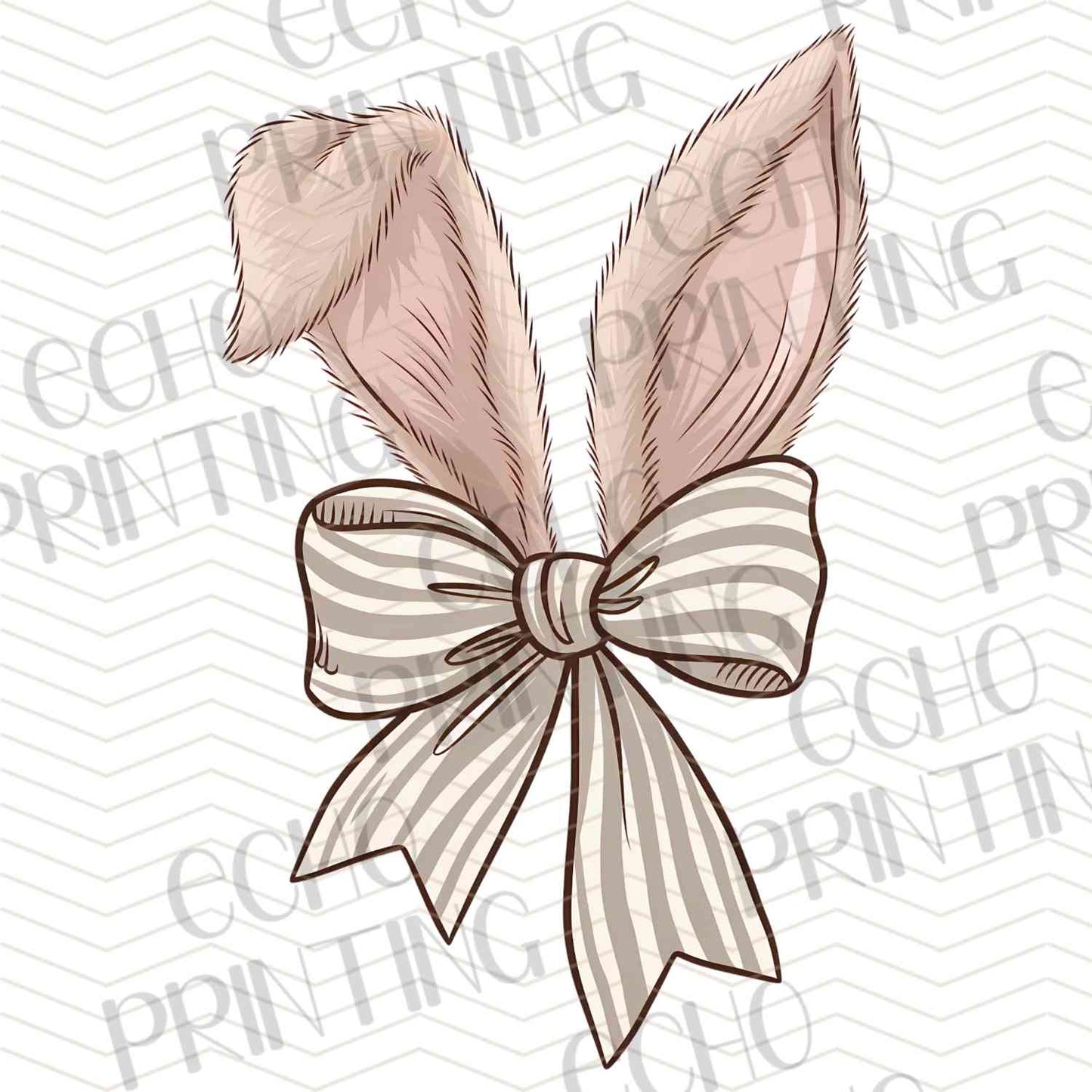 ESTRG 380 – NEUTRAL BUNNY EARS BOW