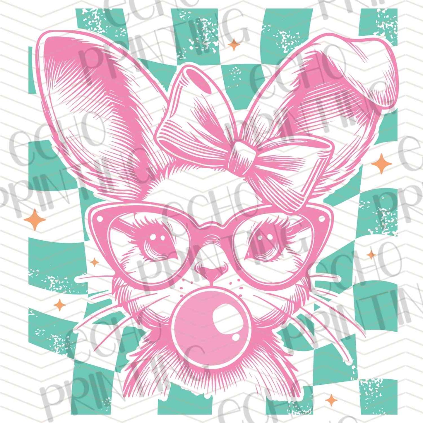 ESTRG 403 – PINK BUNNY WITH GLASSES