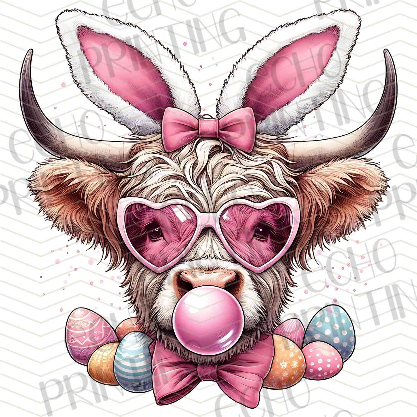 ESTRG 430 – HIGHLAND COW BUNNY EARS