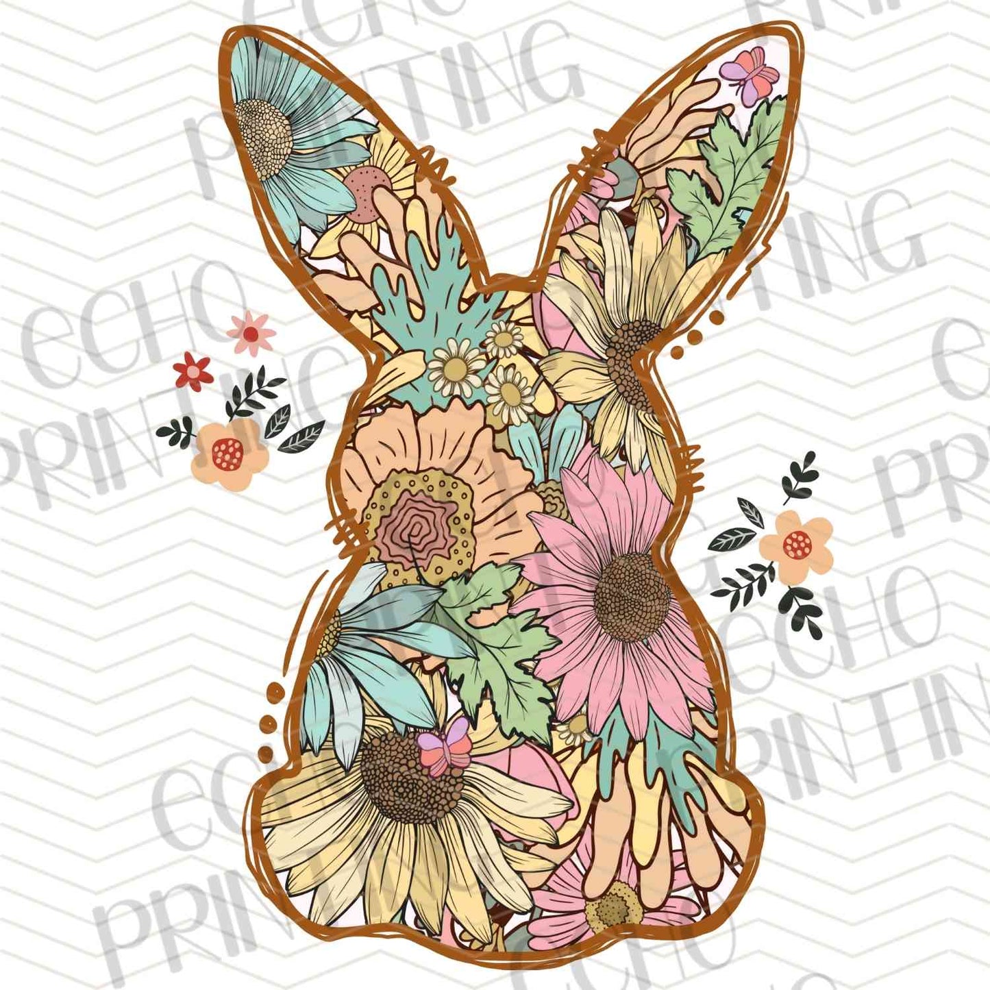 ESTRG 464 – FLORAL PATCHWORK BUNNY