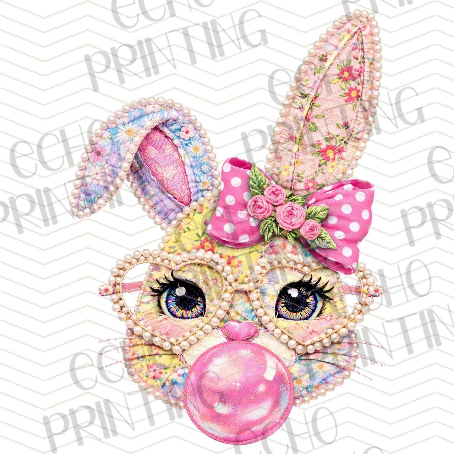 ESTRG 625 - BOW BUBBLEGUM BUNNY