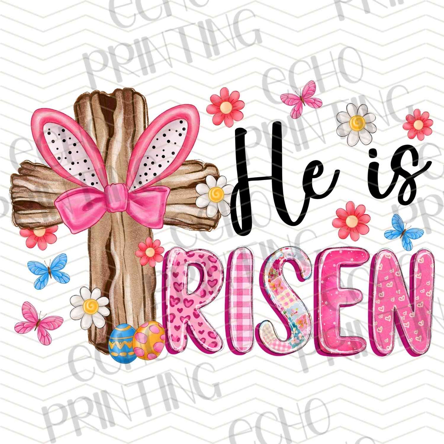 ESTRG 660 - HE IS RISEN BOW CROSS