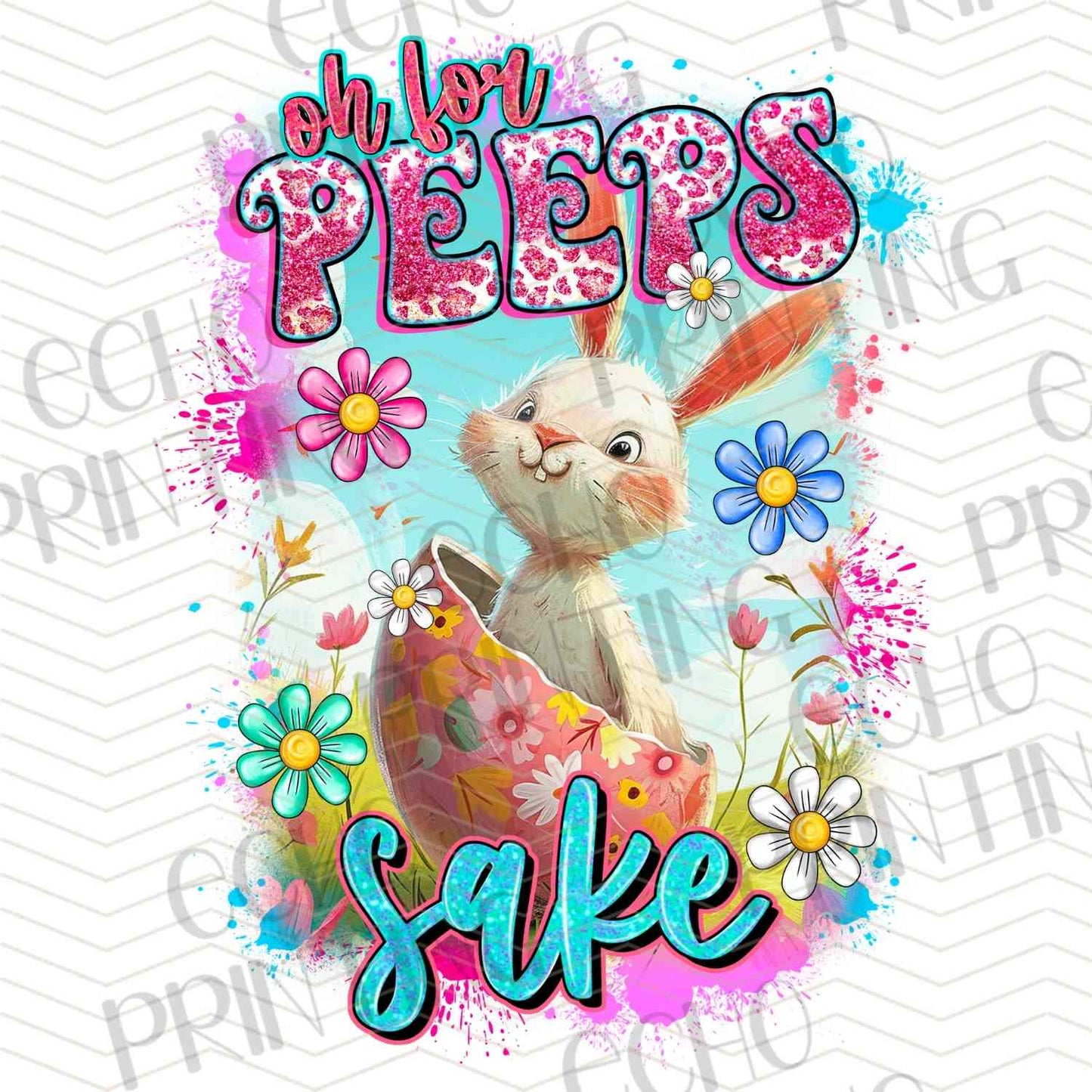 ESTRG 692 - FOR PEEPS SAKE CUTE BUNNY