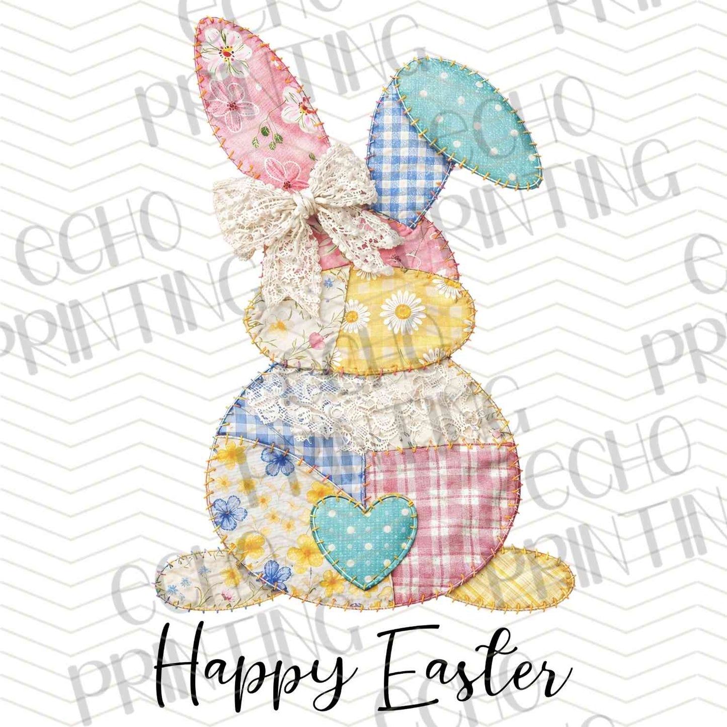 ESTRG 706 - HAPPY EASTER PASTEL BUNNY