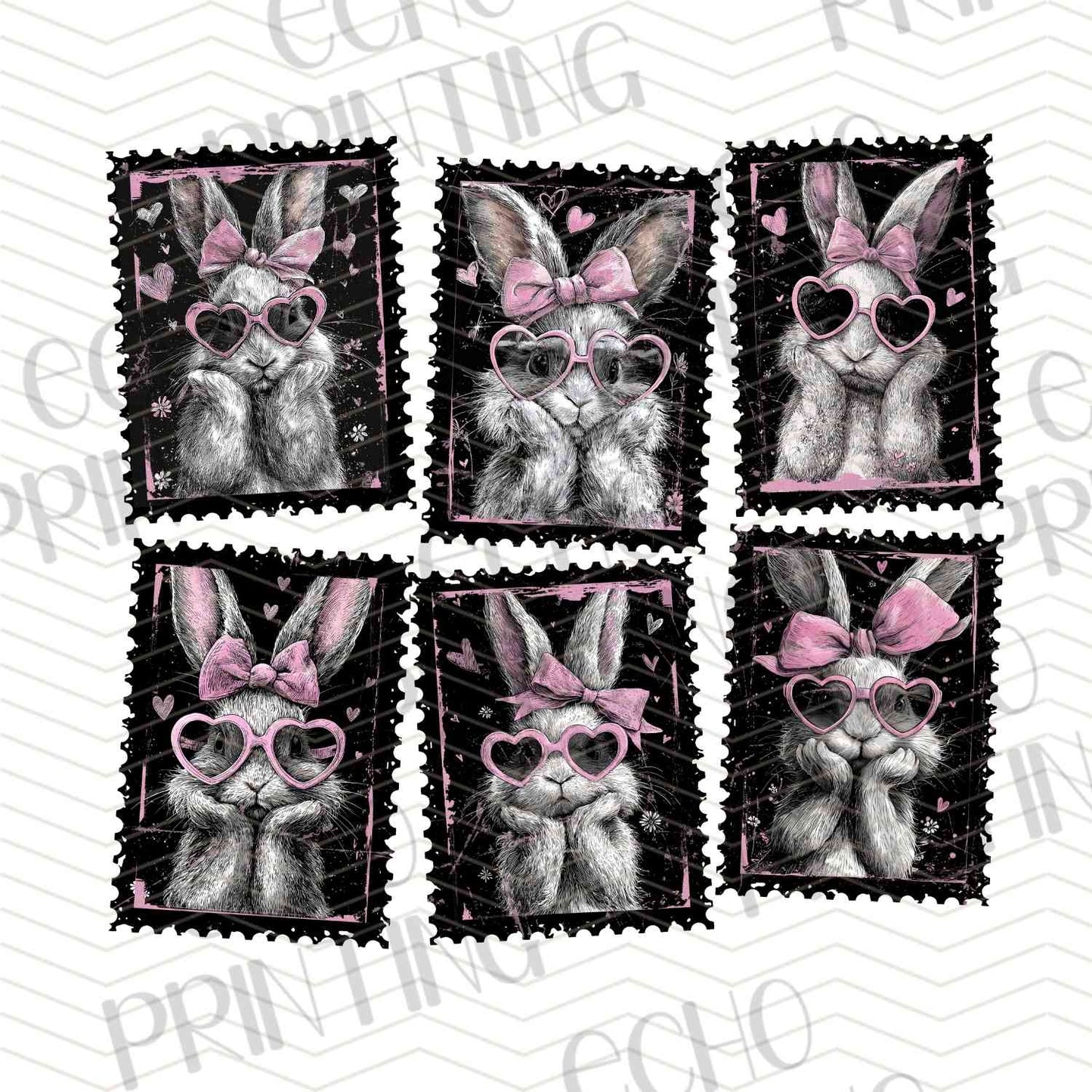 ESTRG 709 - BUNNY PHOTO STRIP COLLAGE